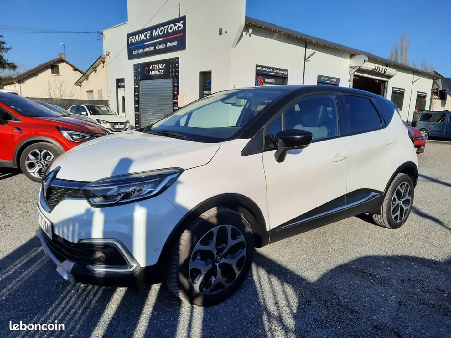 Renault Captur Intens 111780KMS ETAT IRREPROCHABLE ENTIEREMENT RE Blanc - 1