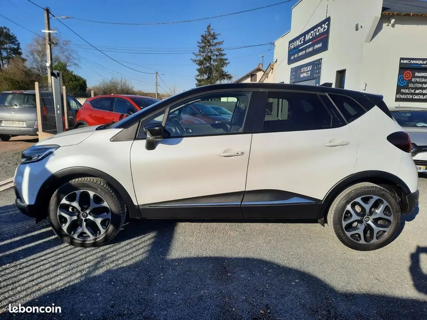 Renault Captur Intens 111780KMS ETAT IRREPROCHABLE ENTIEREMENT RE Blanc - 2