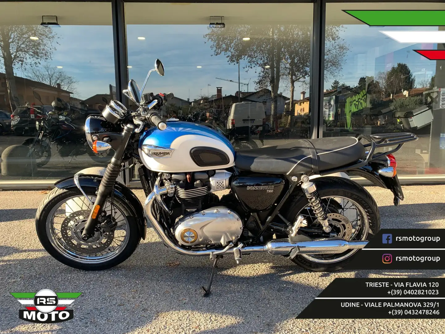 Triumph Bonneville T100 Bianco - 1