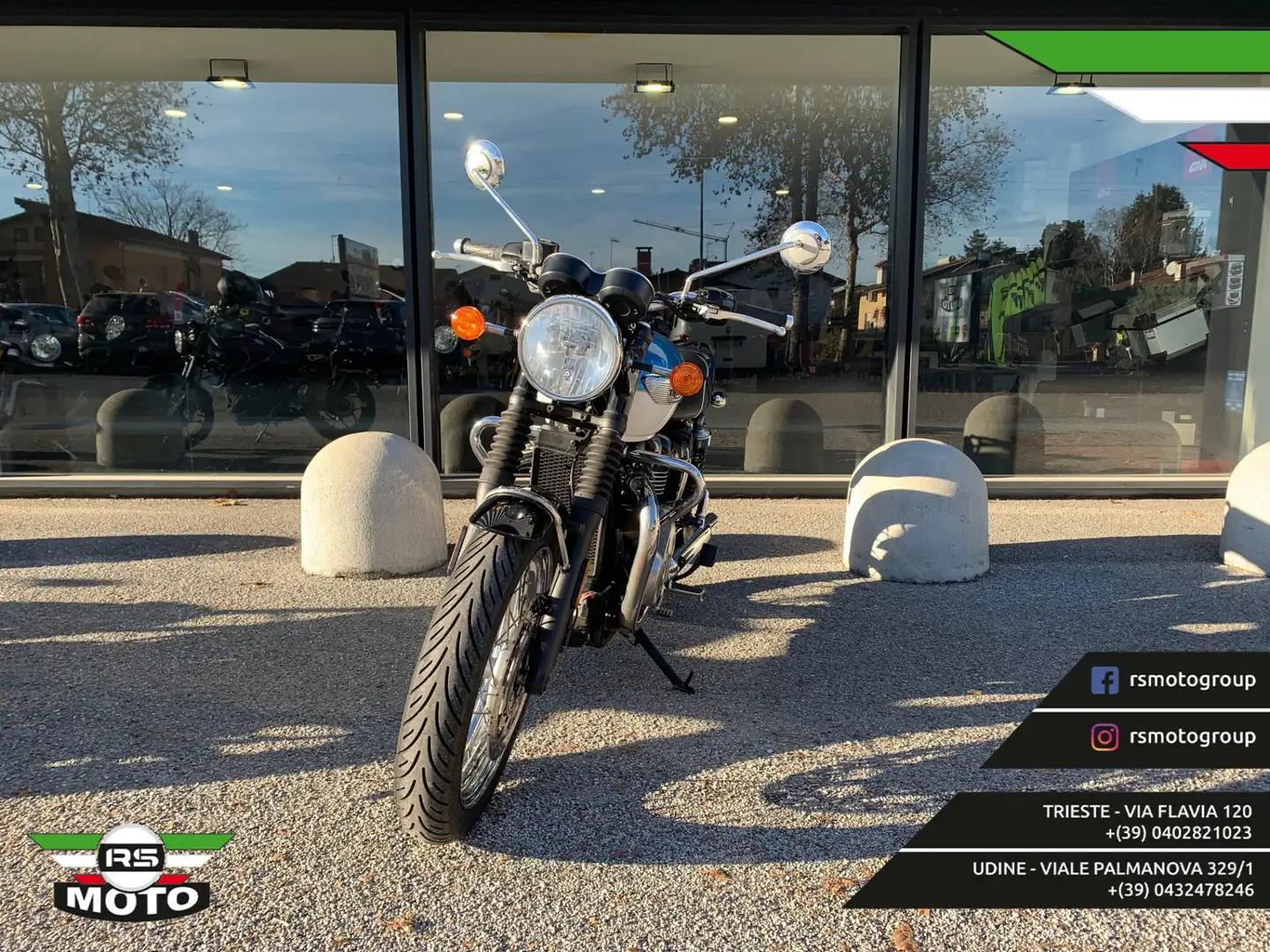 Triumph Bonneville T100 Bianco - 2