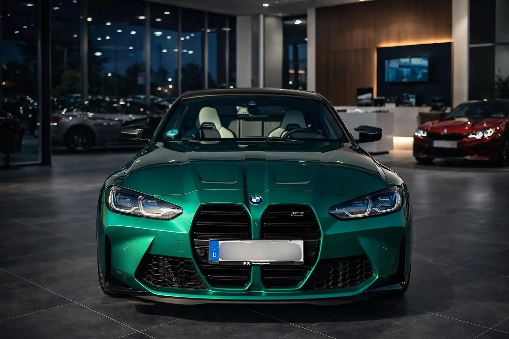 BMW M3 Competition*Laser*Carbon*LenkradHZ*Harman*DAB Grün - 2