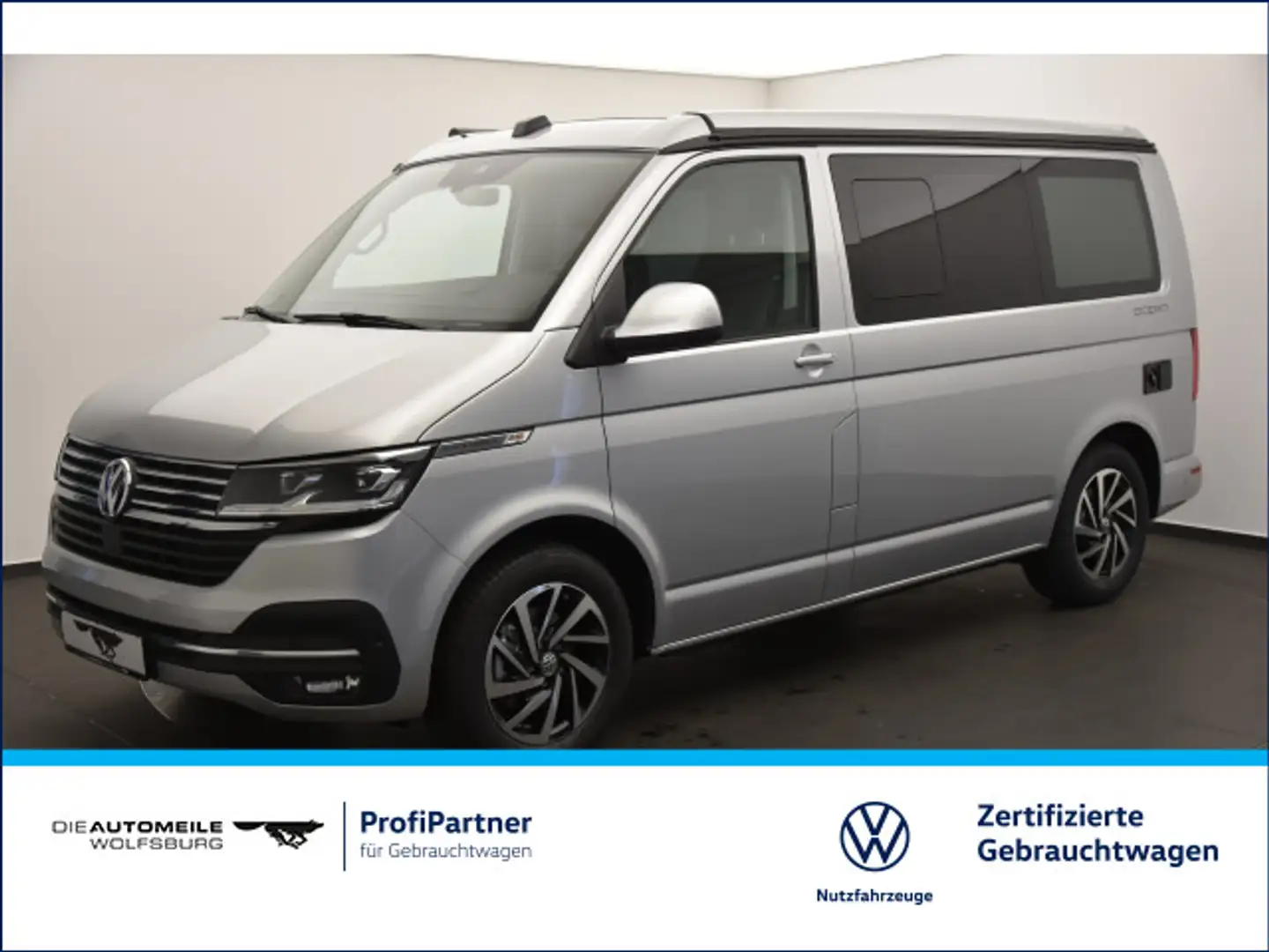 Volkswagen T6.1 California 2.0 TDI SCR DSG Ocean Aufstellda Silber - 1