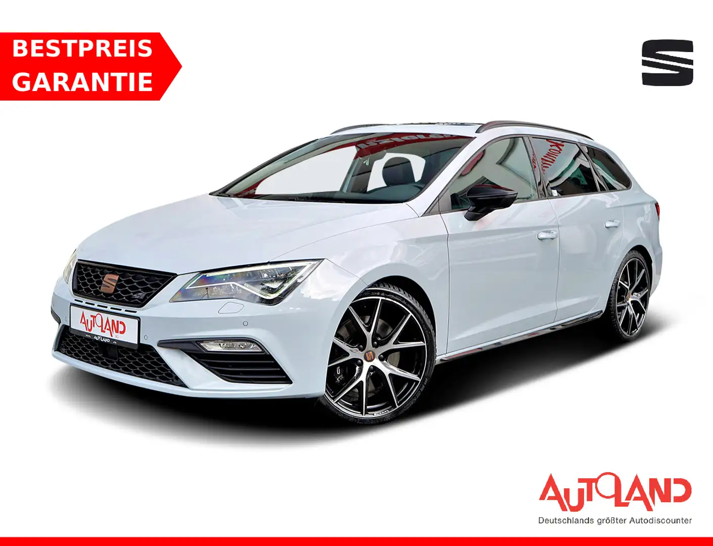 SEAT Leon ST 2.0TSI DSG Cupra 4Drive LED Navi ACC DAB Weiß - 1