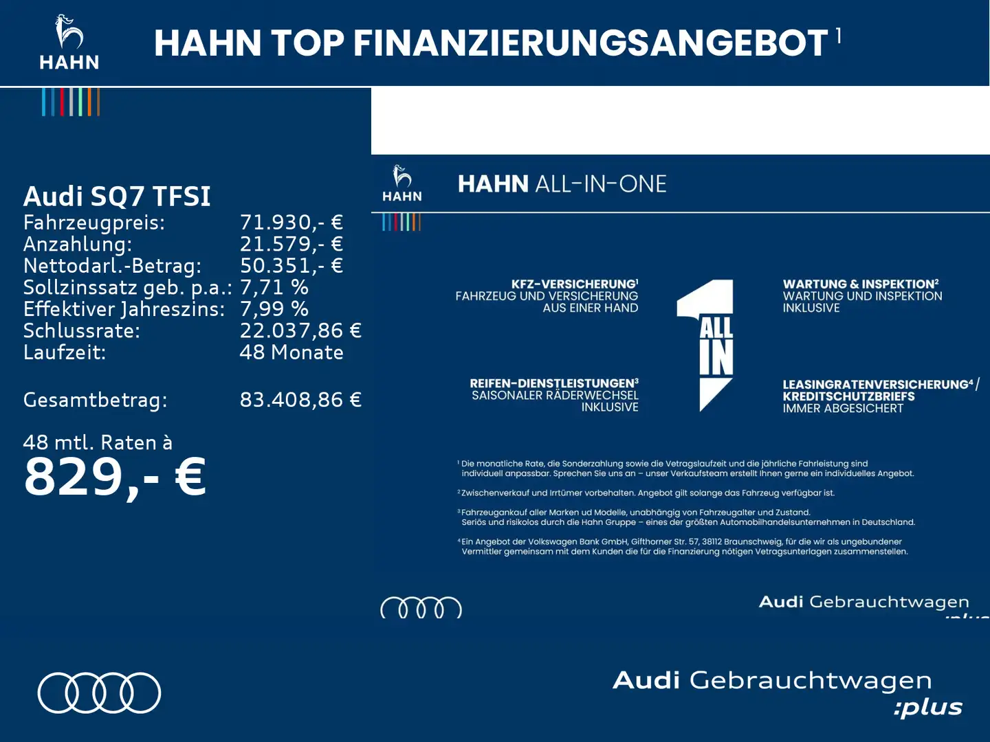 Audi SQ7 quattro HUD Pano Matrix ACC °360 Carpla Schwarz - 2