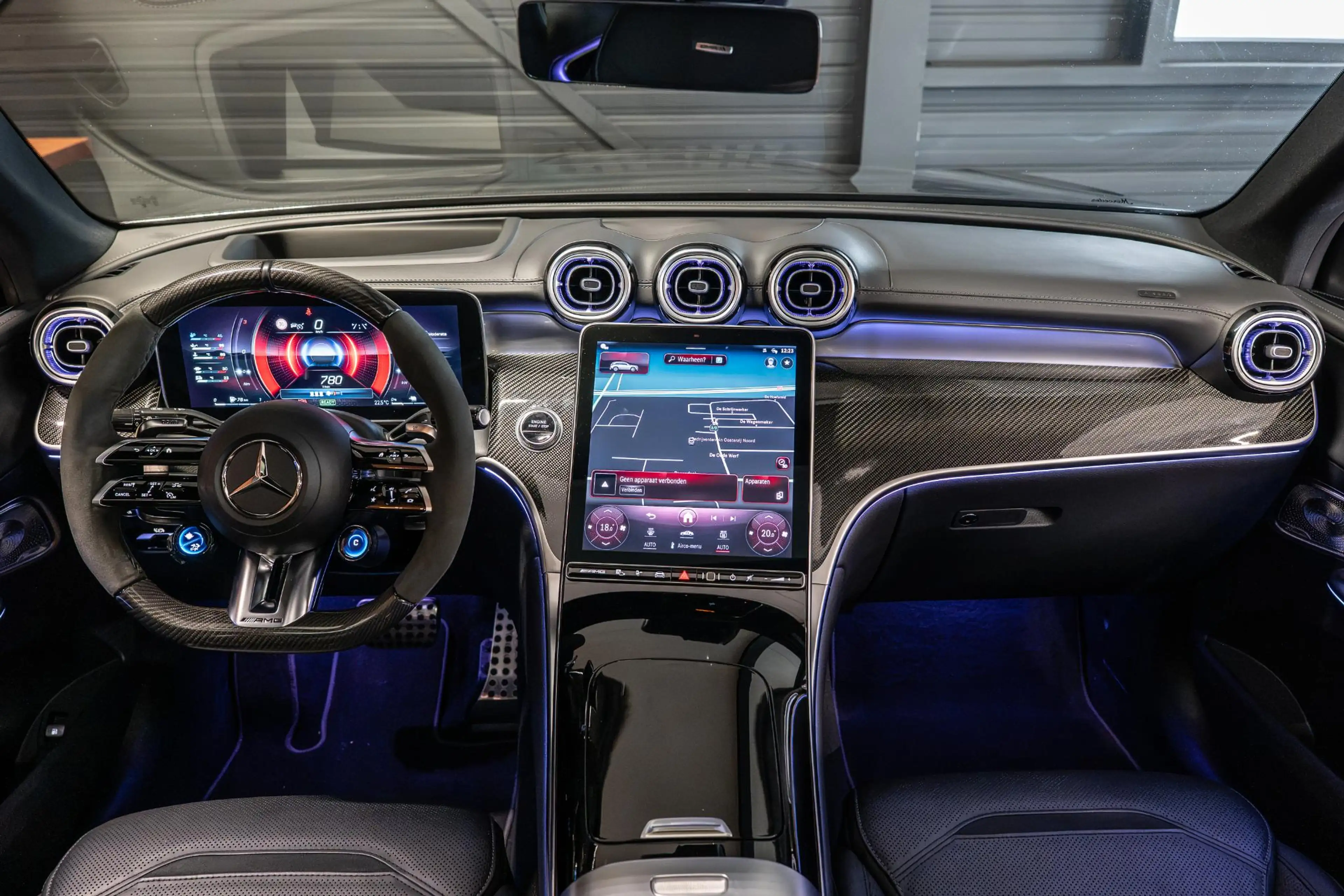 Mercedes-Benz GLC 63 AMG S E Performance Night Edition Carbon Stuur | Pano — photo 7