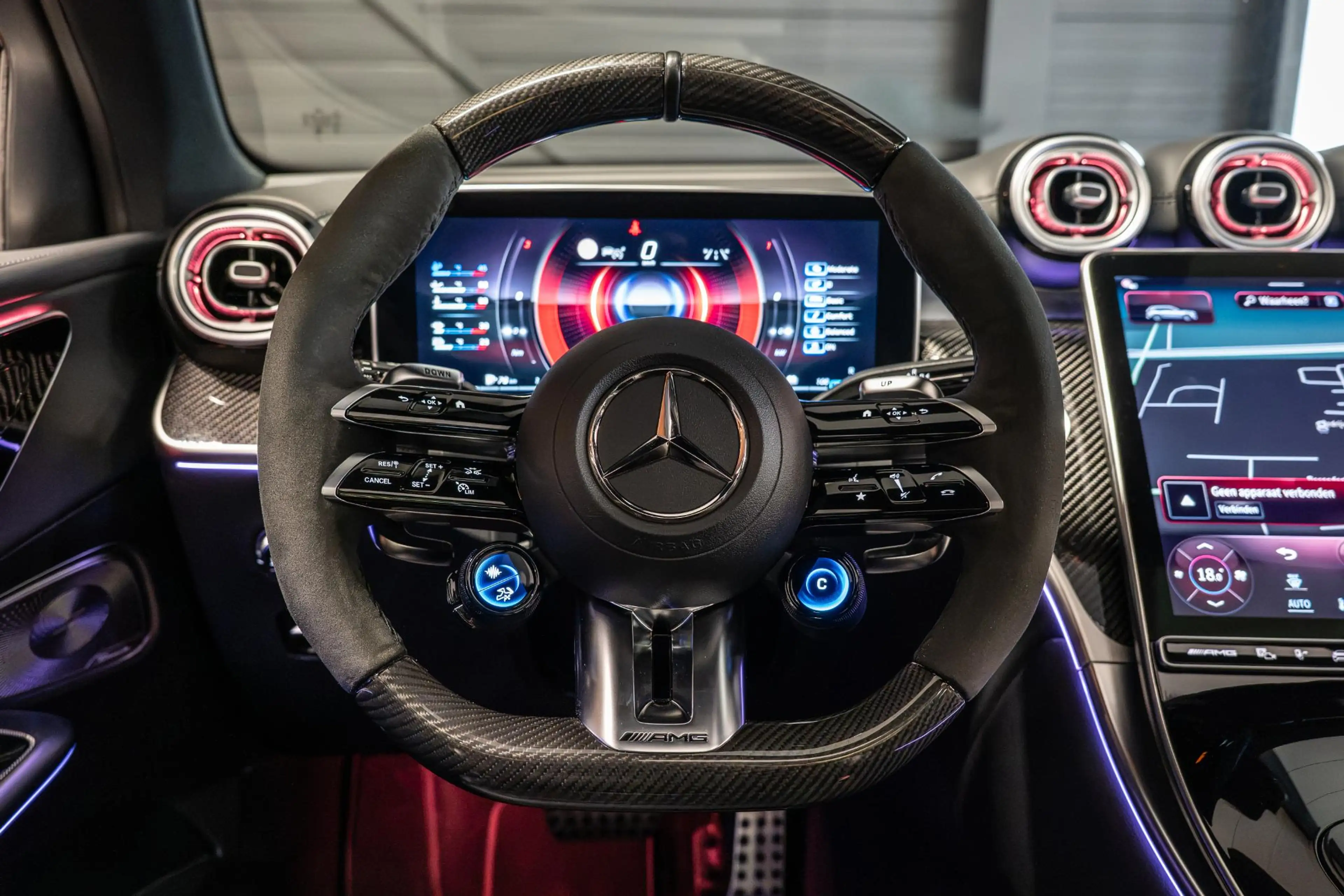 Mercedes-Benz GLC 63 AMG S E Performance Night Edition Carbon Stuur | Pano — photo 9