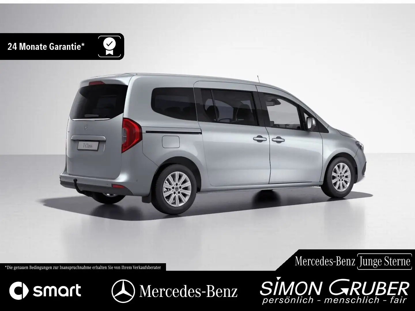 Mercedes-Benz T-Class T 180 lang Progressive Automatik Navi AHK 7Sitze Silber - 2