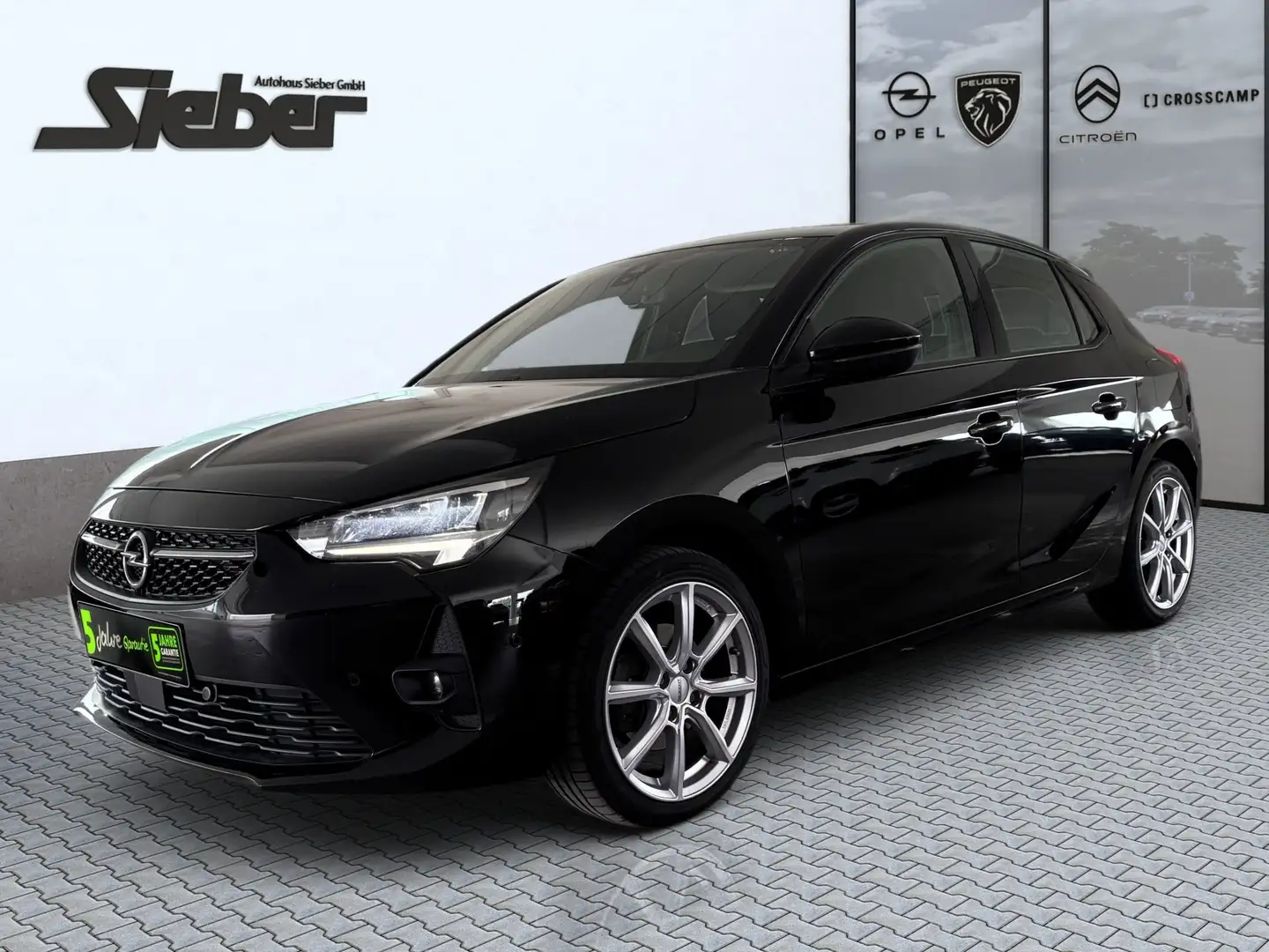 Opel Corsa F 1.2 Turbo GS Line Kamera*LED*DAB*Klima Schwarz - 2