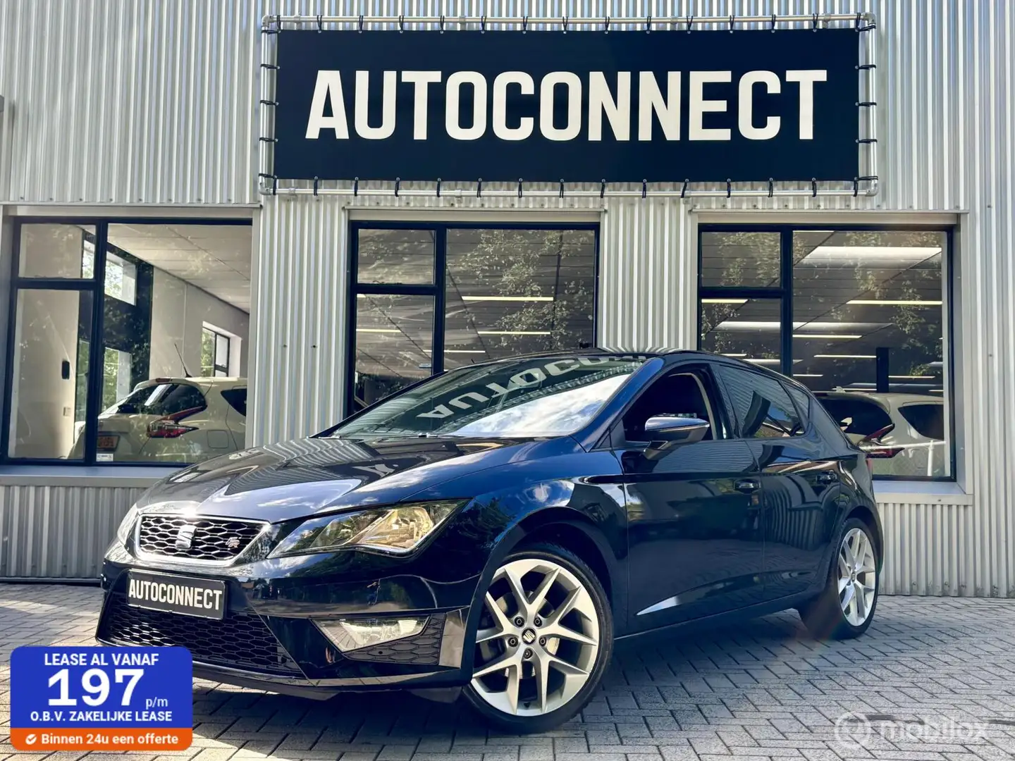SEAT Leon 1.4 TSI FR 5 DRS, NAVI, HALF/LEDER, CRUISE Schwarz - 1