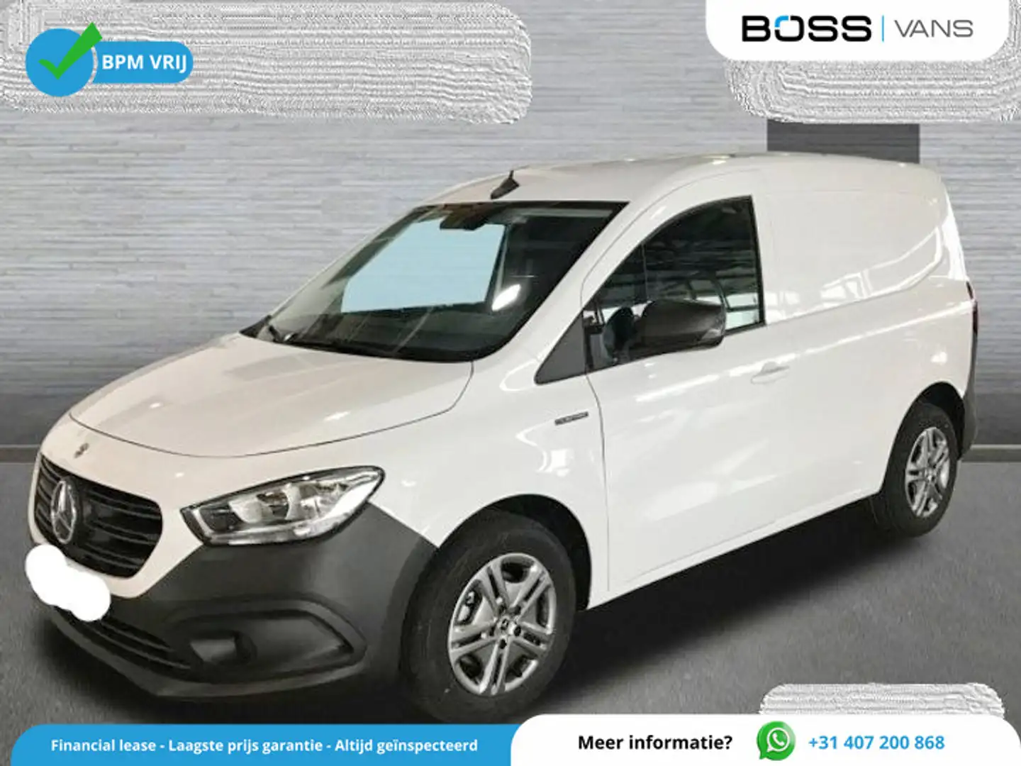 Mercedes-Benz Citan eCitan Pro 122PK Elektrisch 51kWh 284km WLTP 750kg Wit - 1