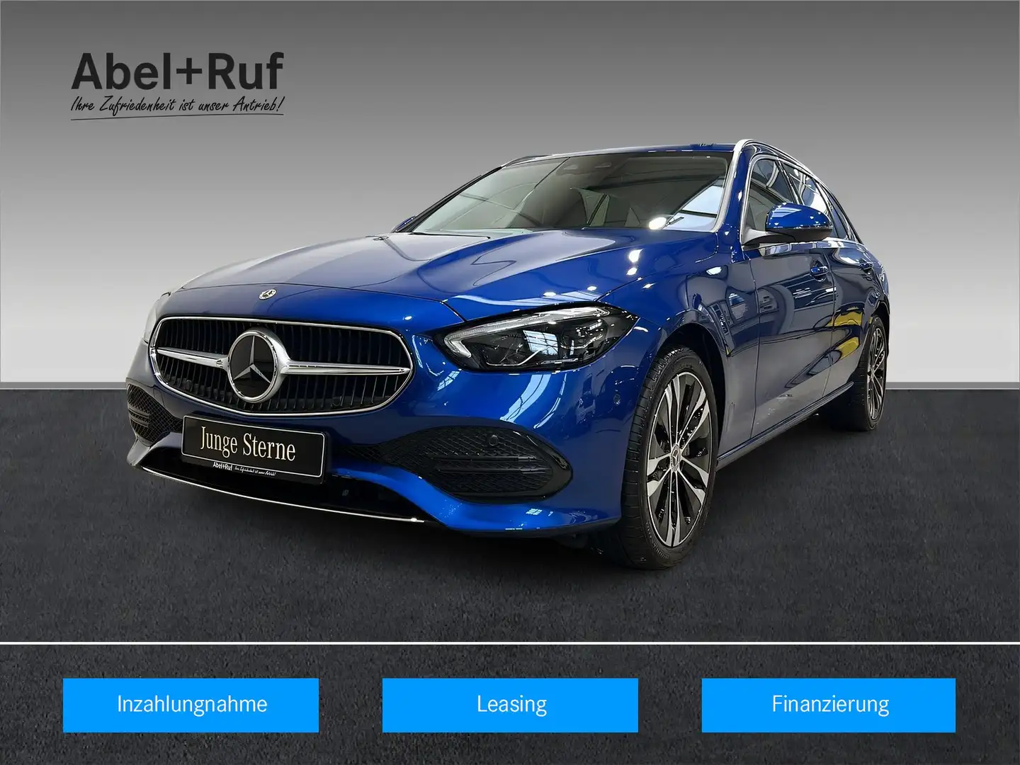 Mercedes-Benz C 300 e T-Modell AVANTGARDE+DISTR+Ambi+AHK+Kamera Blau - 1