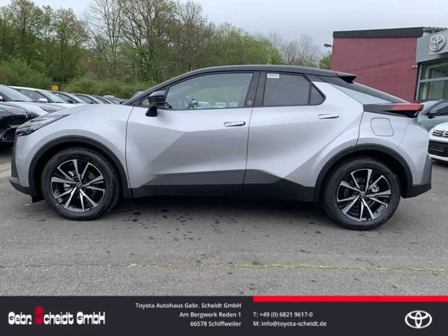 Toyota C-HR 2.0 Hybrid Team Deutschland Navi digitales Cockpit Silber - 2