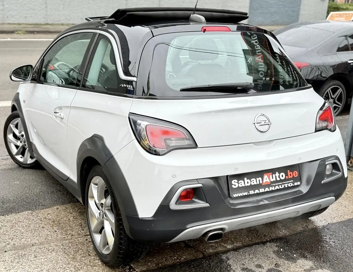 Opel Adam Adam 1.0 Turbo ° CABRIOLET ° NAVI ° CUIR Blanc - 2