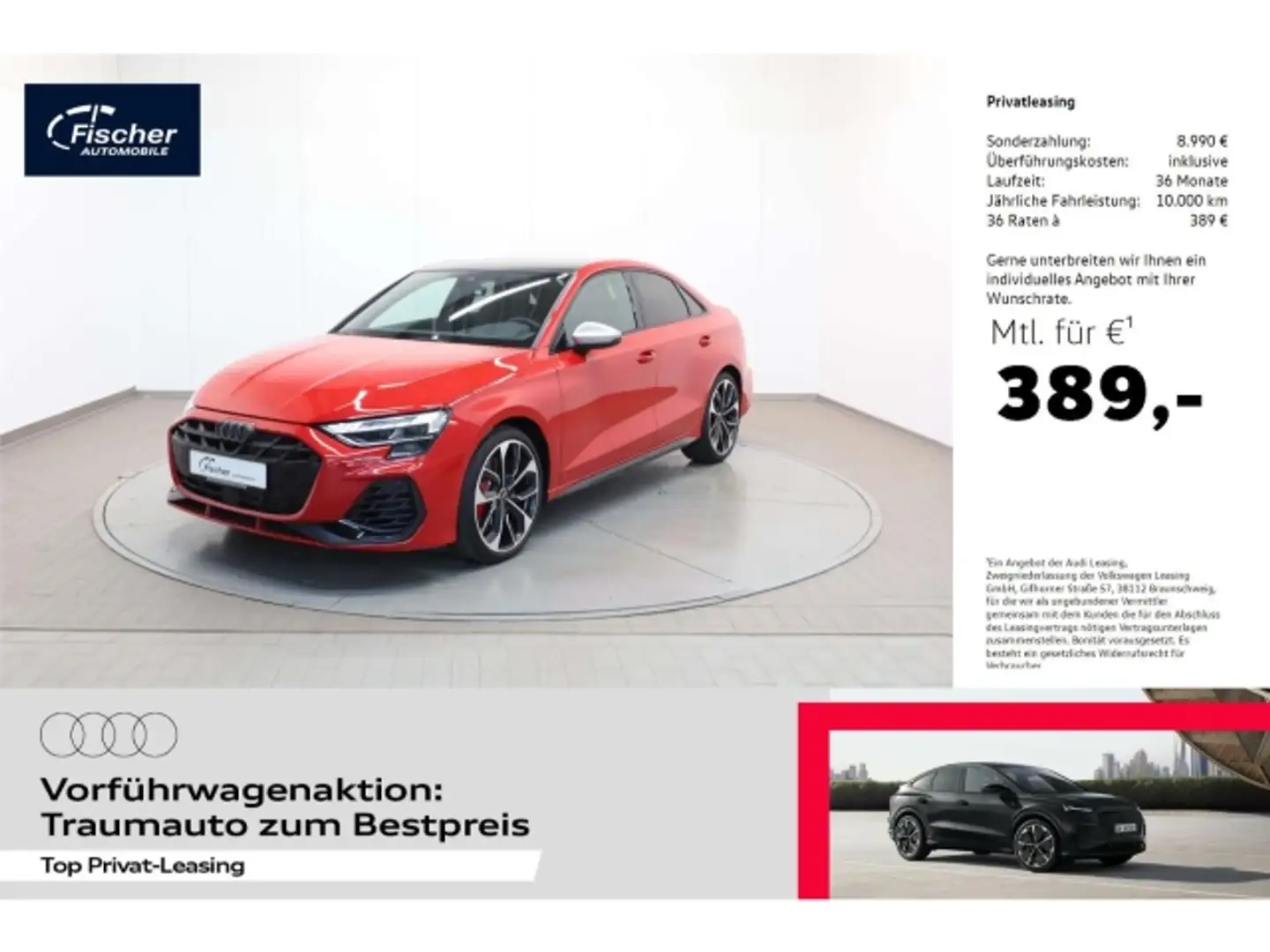 Audi S3 Limousine TFSI quattro *Akrapovic Titan-Abgasanlag Rot - 1
