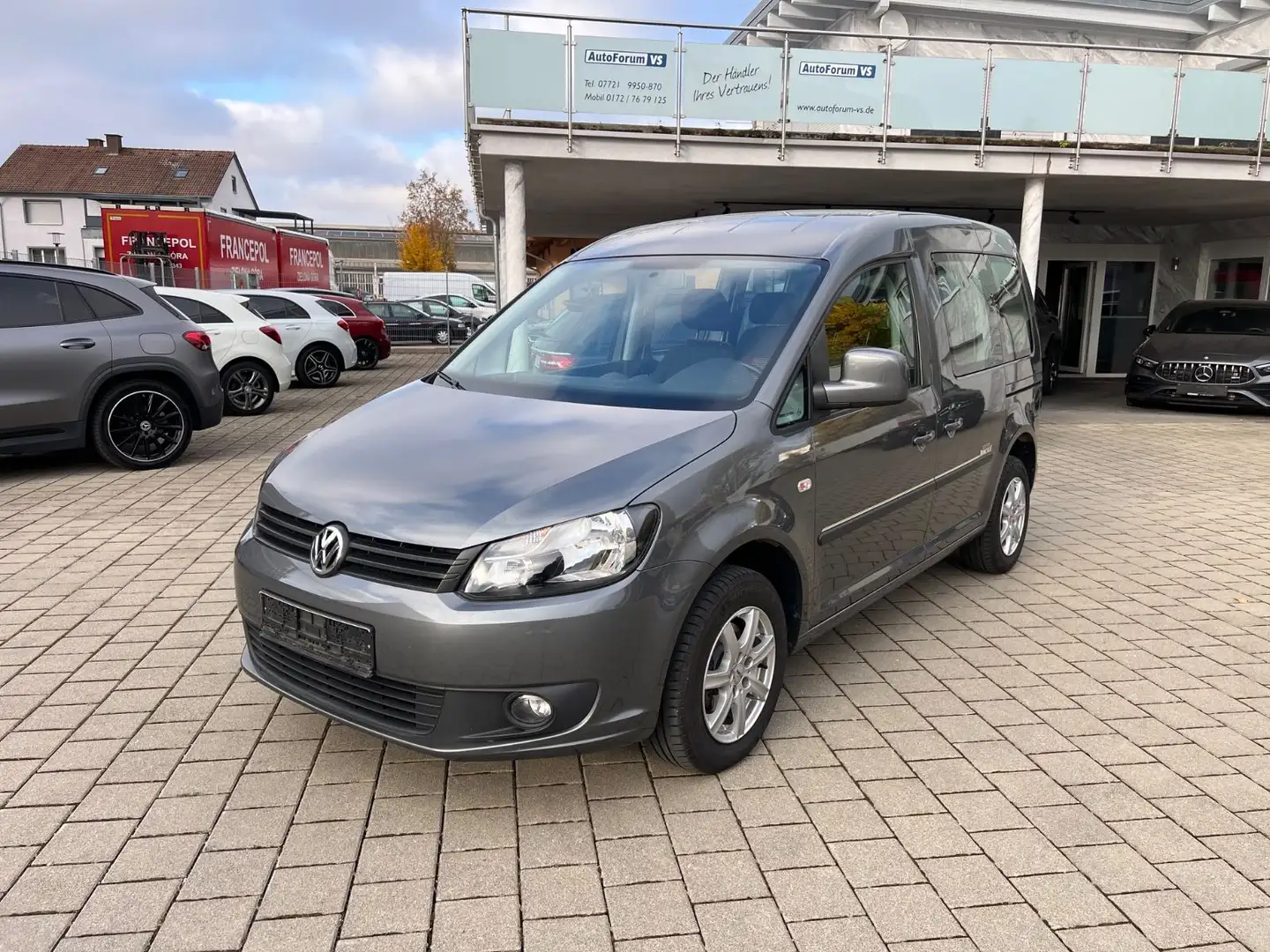 Volkswagen Caddy Kasten*Roncalli Edition*Klima*8-Fach*PDC Grau - 1