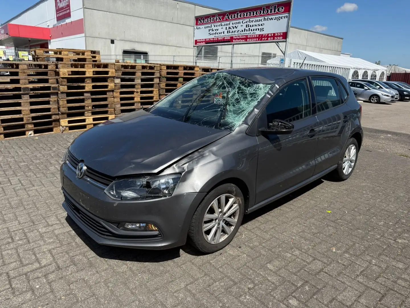 Volkswagen Polo V Trendline,Navi,Euro6 Grau - 1