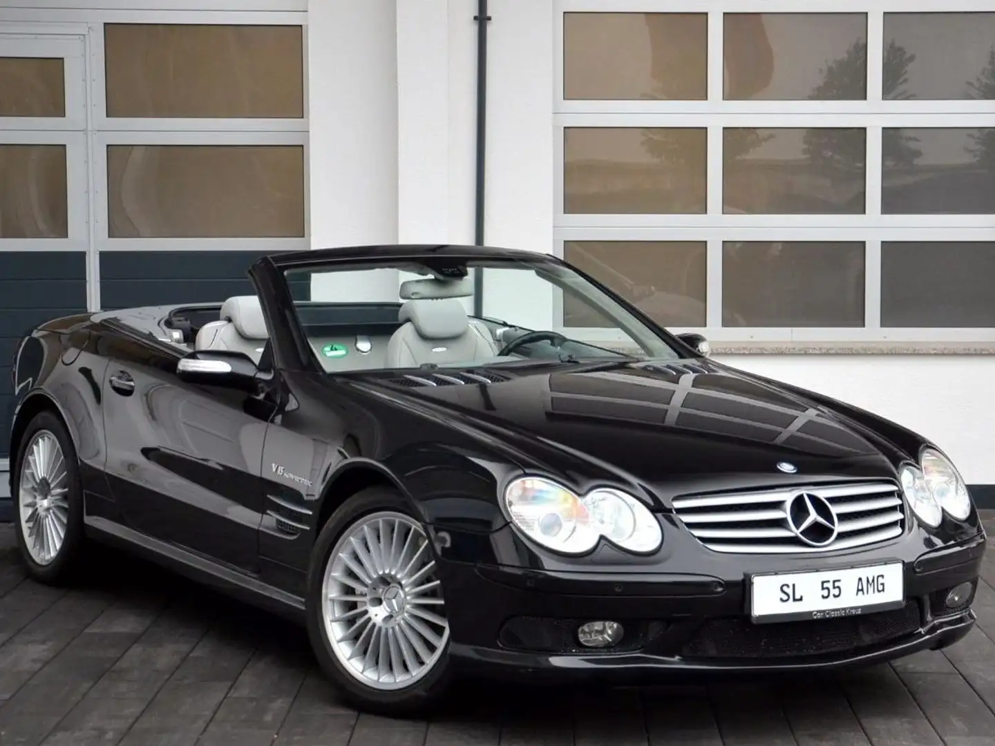 Mercedes-Benz SL 55 AMG DESIGNO / Leder-Paket Exclusiv / Alcantara Schwarz - 1