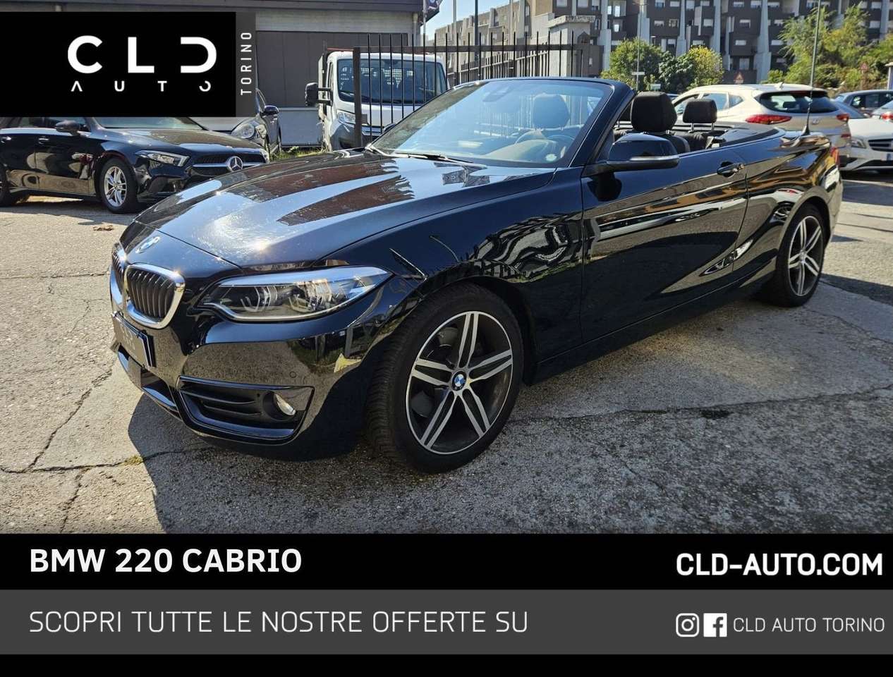 BMW 220 220d Cabrio Luxury auto my18