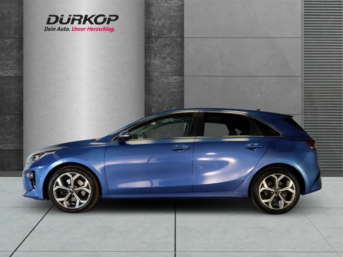 Kia Ceed / cee'd 1.4 T-GDI Platinum SSD Klimaautom PDCv+h Navi Spur Blau - 2