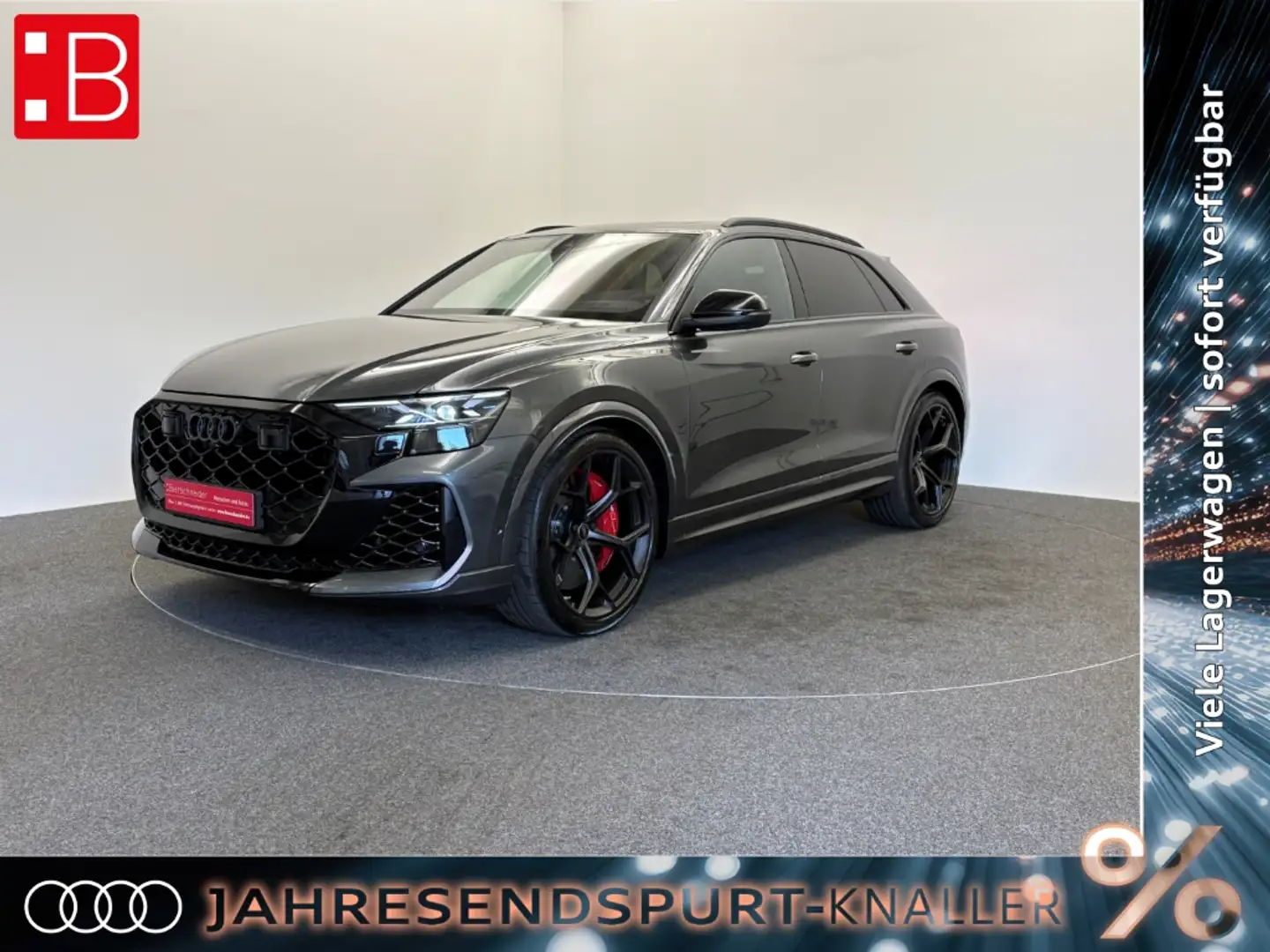 Audi RS Q8 performance AKTION! STANDHZG KERAMIK 305KMH HEADUP Gris - 1