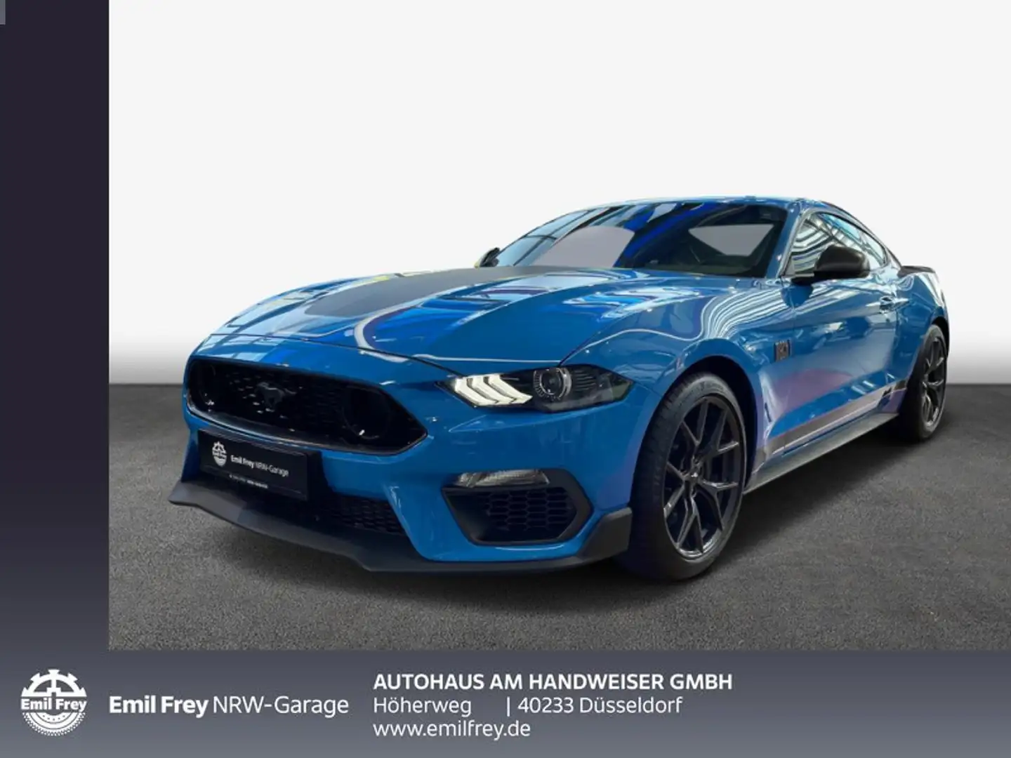 Ford Mustang Fastback 5.0 Ti-VCT V8 Aut. MACH1 Blauw - 1