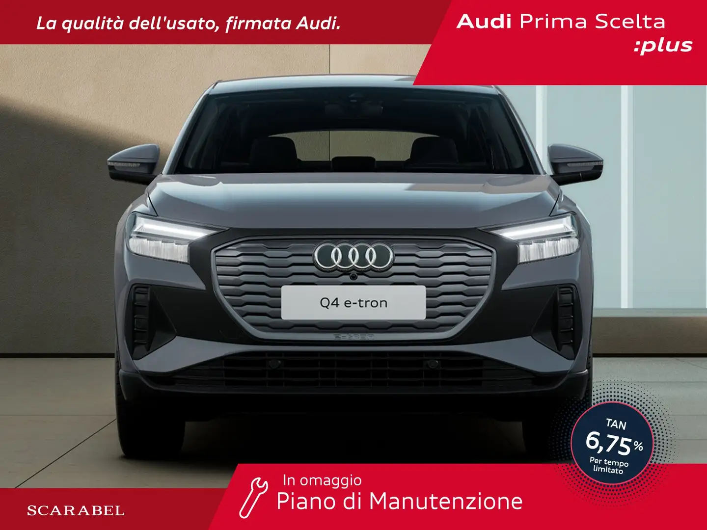 Audi Q4 e-tron sportback e-tron 45 business Grijs - 2