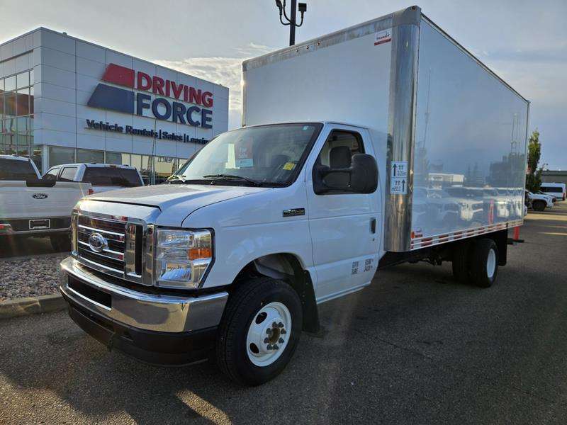 2025 Ford E-Series E-450 DRW 176 WB, 7.3L V8 Gas, 16ft Cube, Rear Pull Out Cargo Ramp