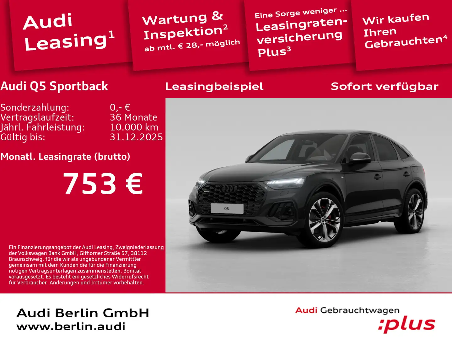 Audi Q5 S line 50 TFSI e quattro S tronic Schwarz - 1