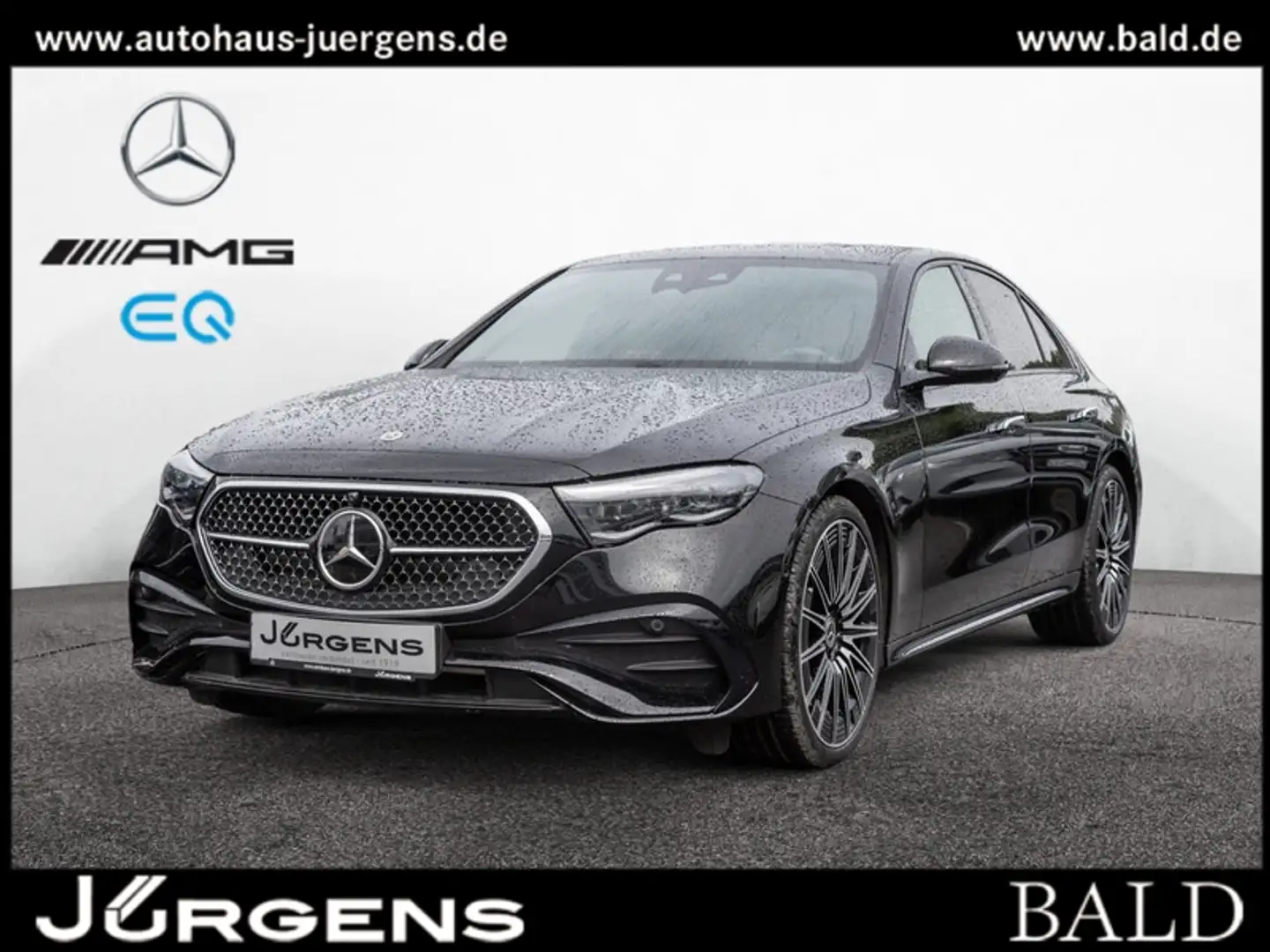 Mercedes-Benz E 450 d 4M AMG-Sport/Super/Pano/AHK/Burm/Night Schwarz - 1