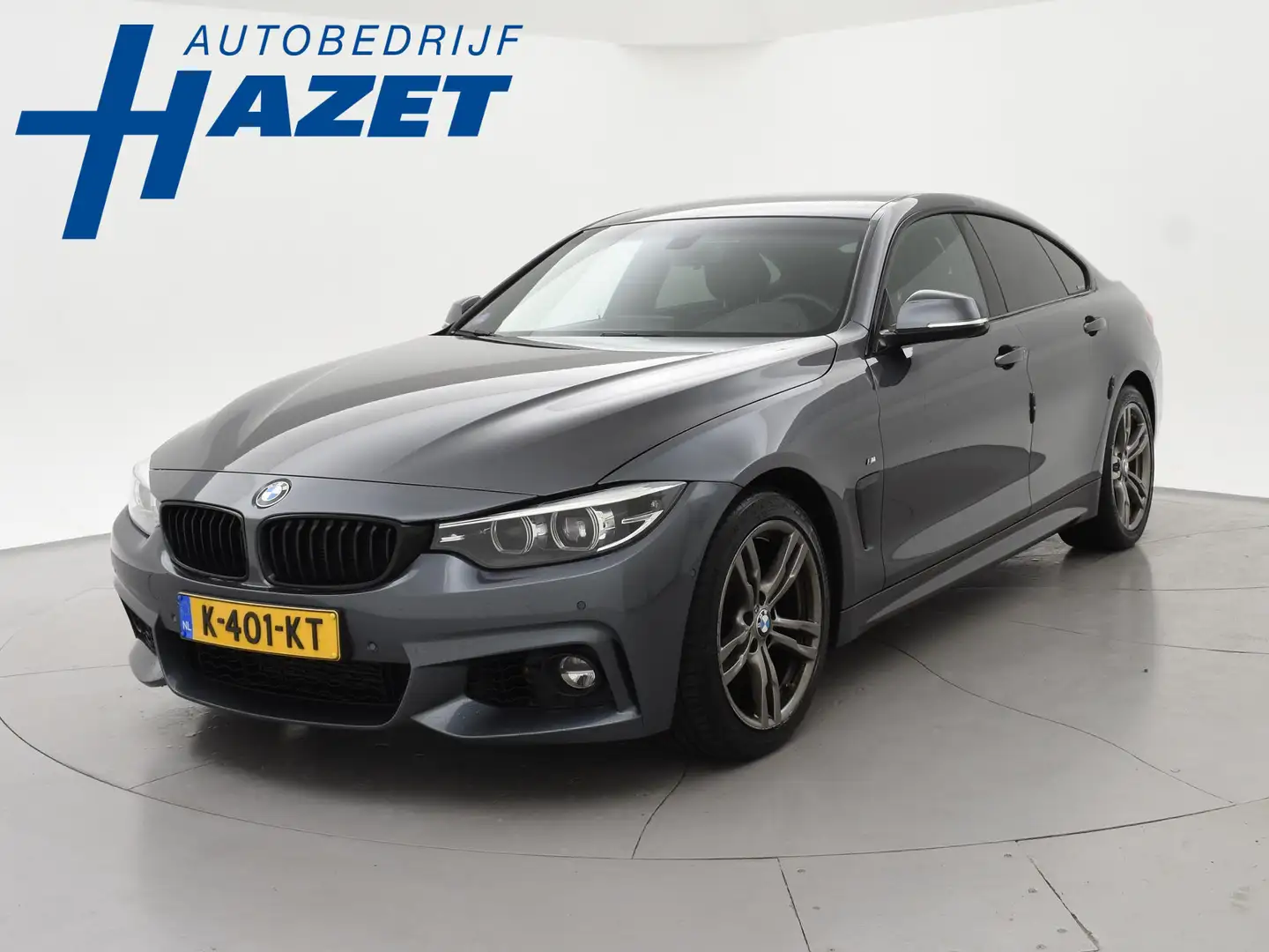 BMW 418 4-serie Gran Coupé 418i M-SPORT + LEDER SPORTINTER Gris - 1
