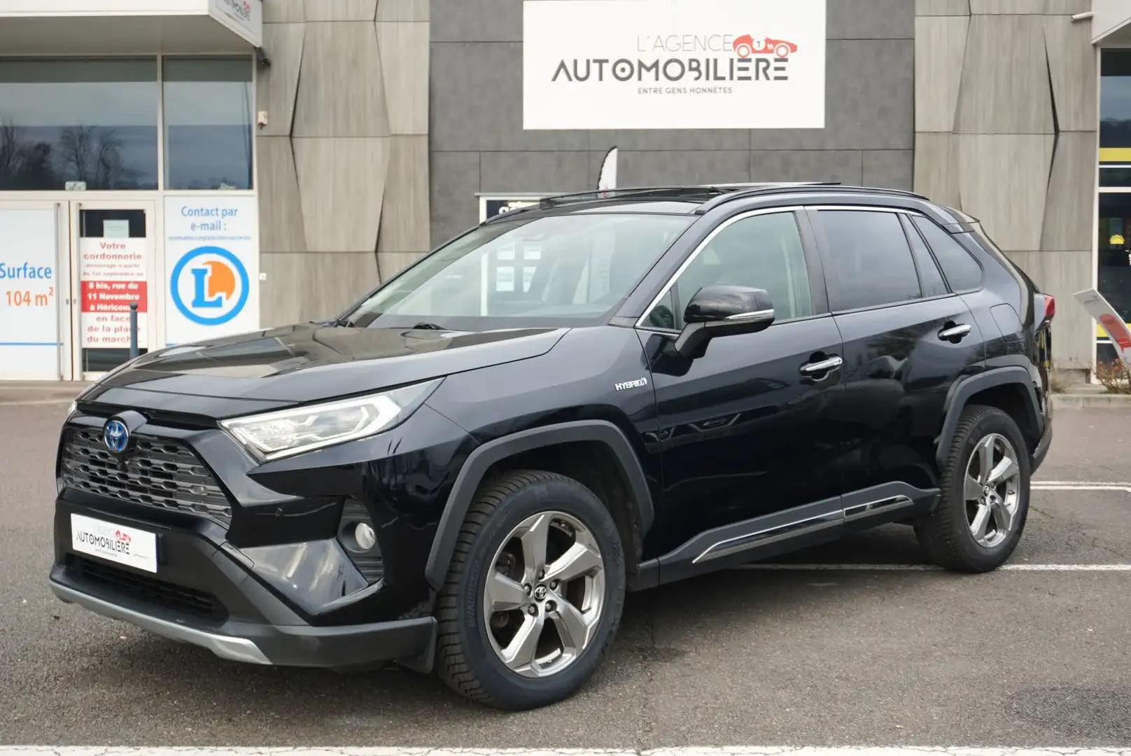Toyota RAV 4 Hybride 218 Lounge 2WD CVT TOIT OUVRANT Schwarz - 1