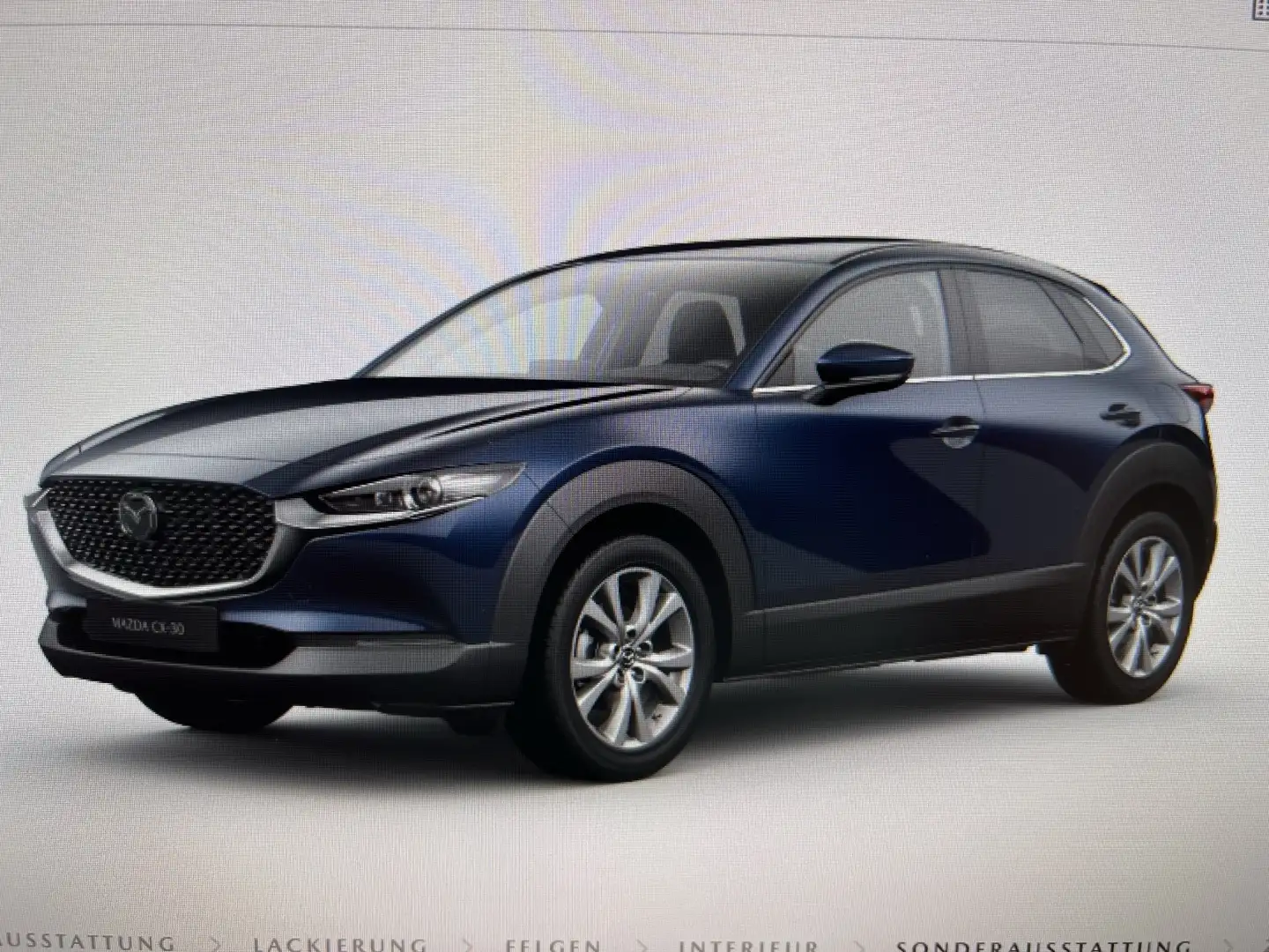 Mazda CX-30 2.5 140 PS e-SKYACTIV G Exclusive Automatik Blau - 1