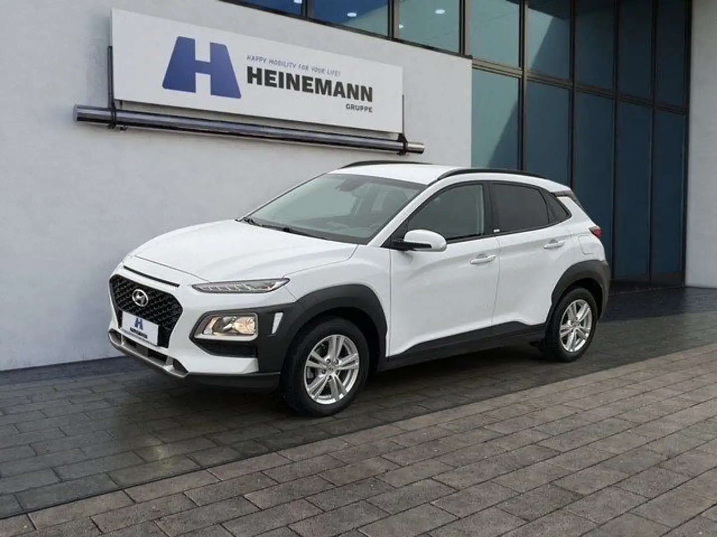 Hyundai KONA 1.0 T-GDI YES! Navi Sitzheizung AHK PDC Weiß - 1