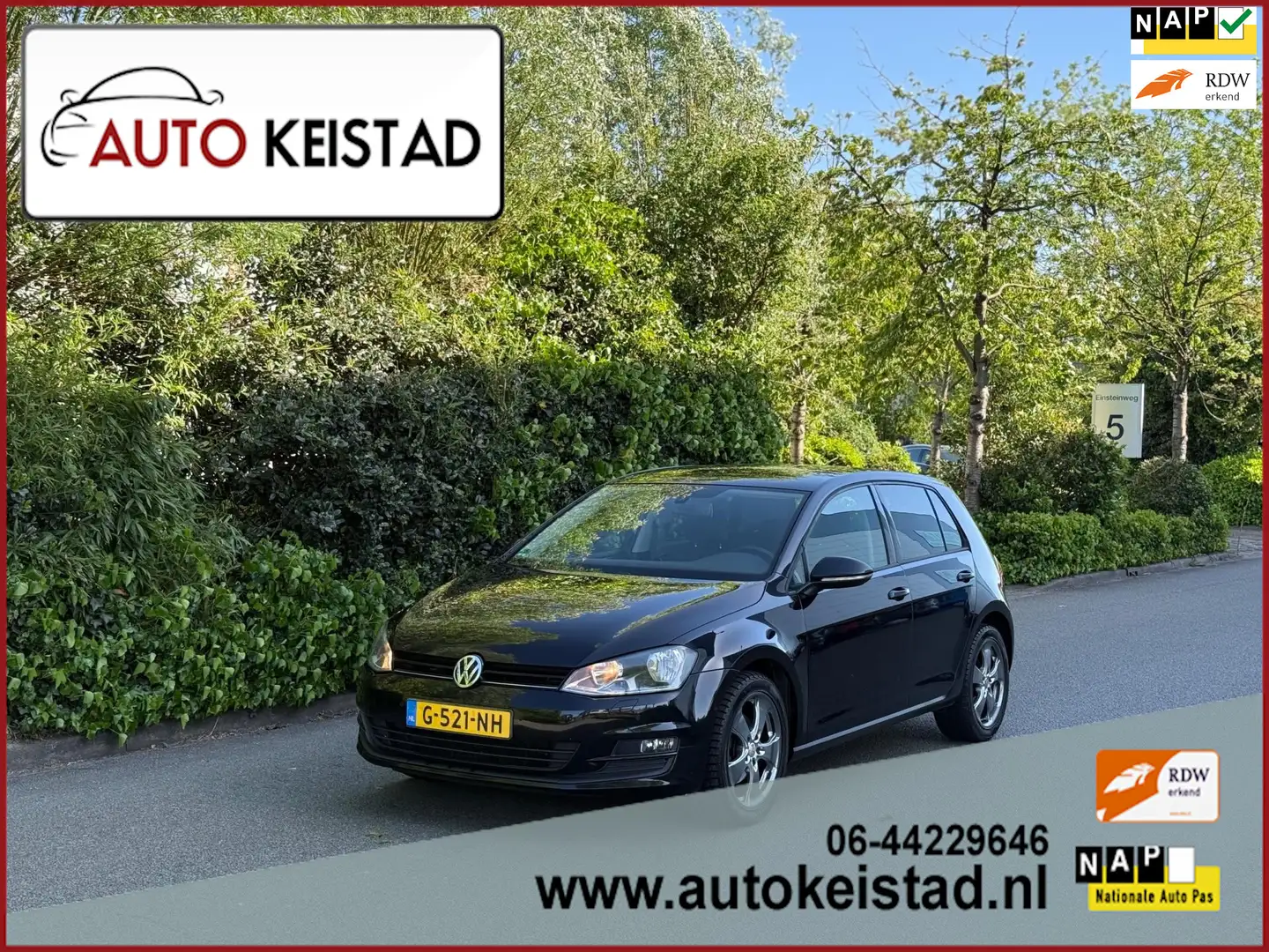Volkswagen Golf 1.2 TSI 5-DEURS NAVIGATIE/STOELVERWARMING! NETTE S Nero - 1