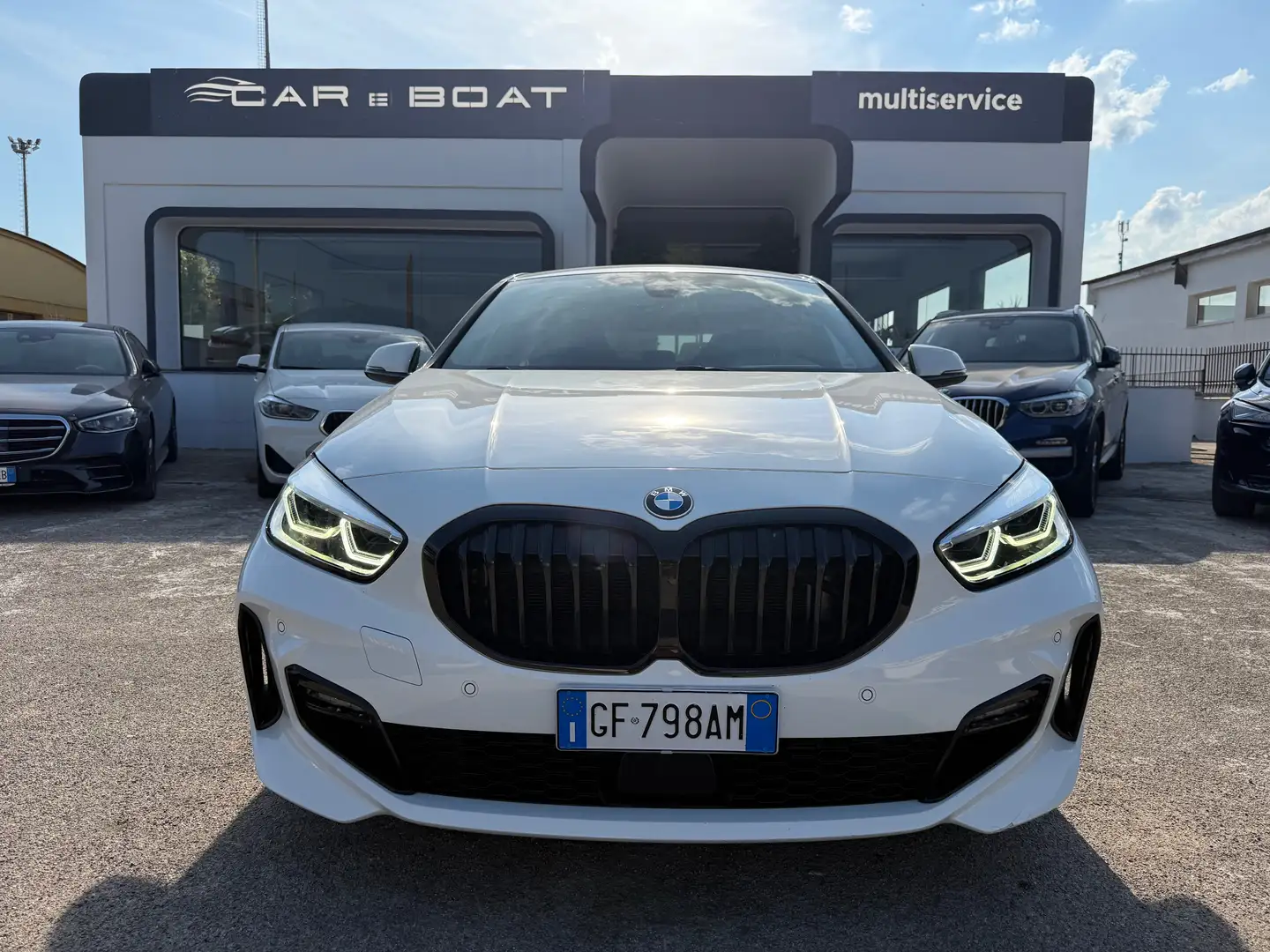 BMW 116 Serie 1 F40 116d Msport auto Blanc - 1
