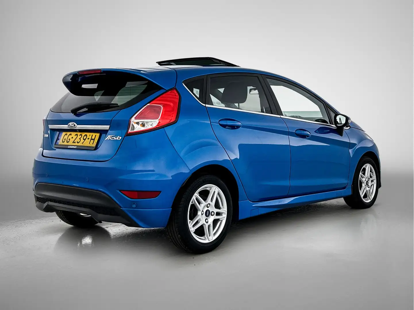 Ford Fiesta 1.0 EcoBoost Titanium | Schuif-/kanteldak | Ledere Bleu - 2