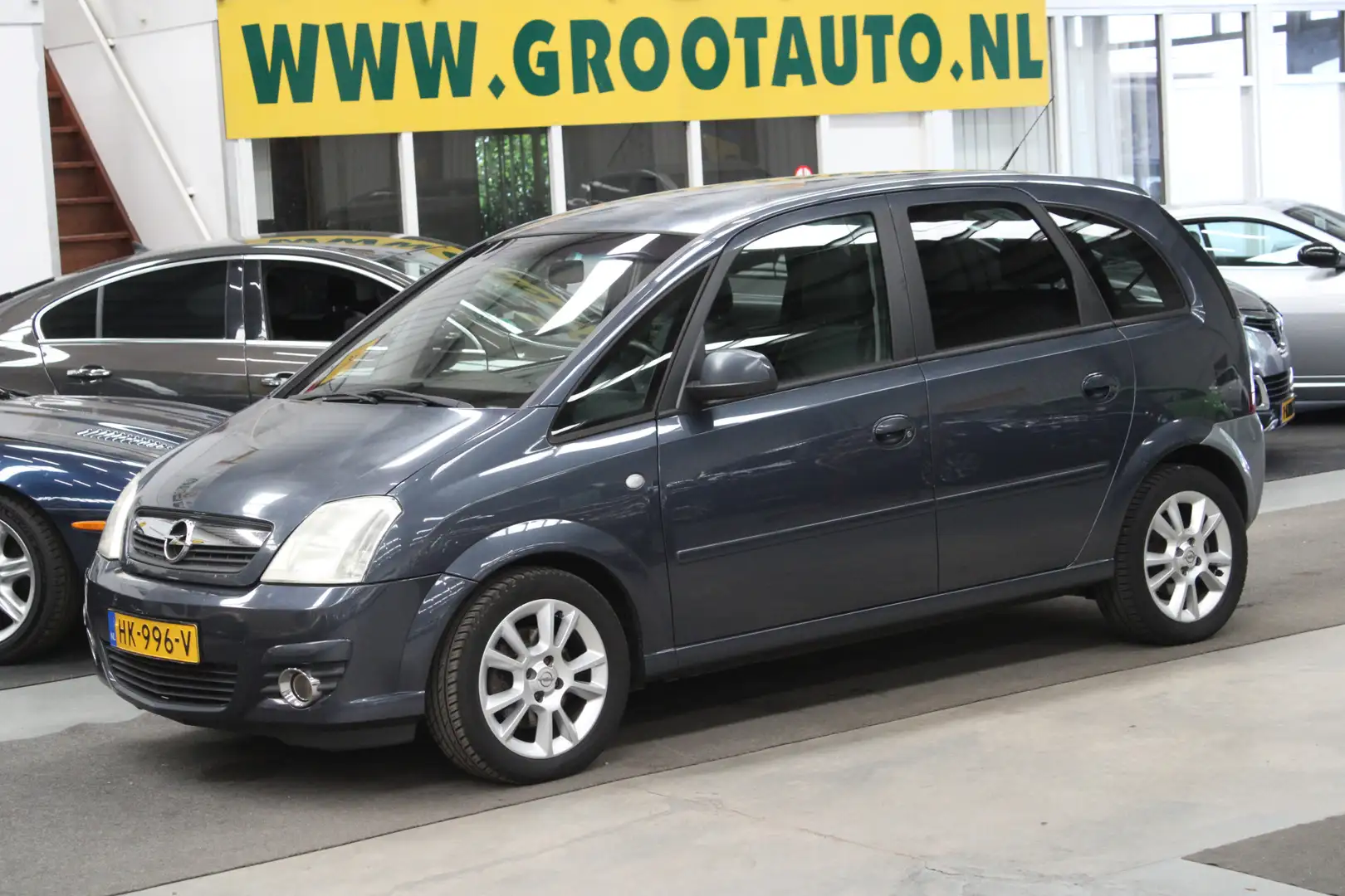 Opel Meriva 1.8-16V Cosmo Automaat Airco, Cruise control, Stuu Blauw - 1