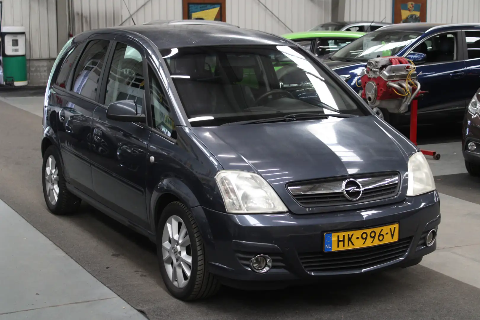 Opel Meriva 1.8-16V Cosmo Automaat Airco, Cruise control, Stuu Blauw - 2