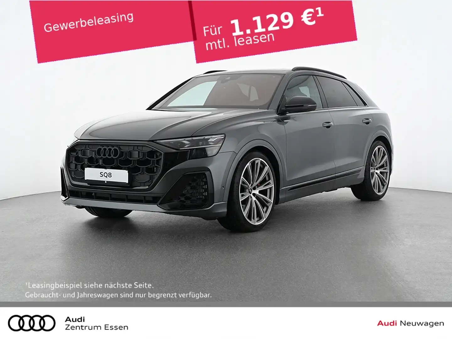 Audi SQ8 SUV TFSI LED LASER NAVI LEDER PANO B&O SHZ Grau - 1