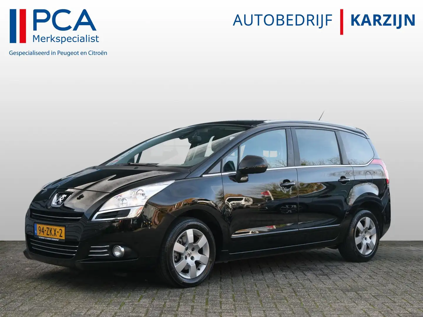 Peugeot 5008 1.6 THP Style 7p. Zwart - 1