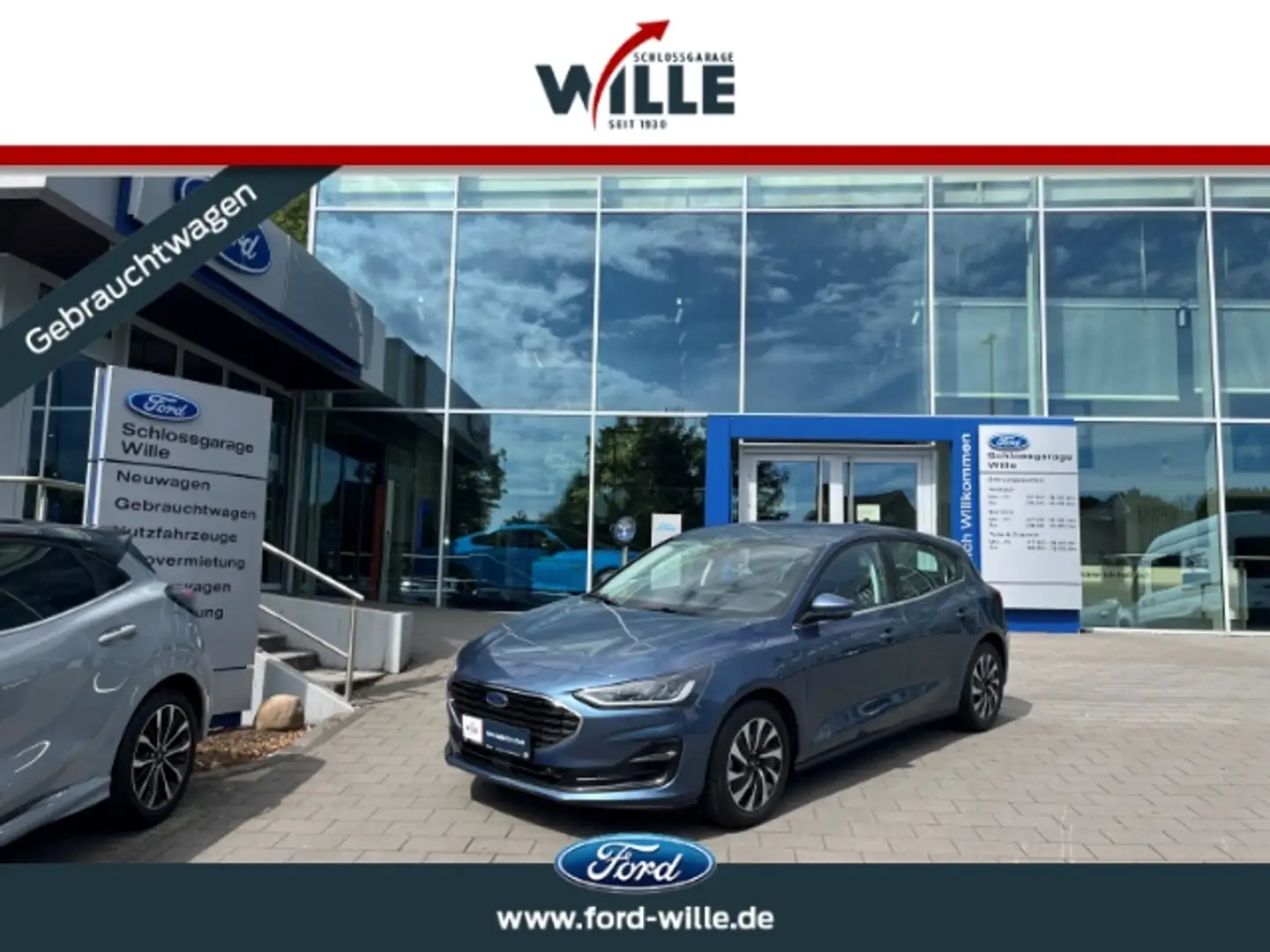 Ford Focus Titanium Automatik ACC TWA Kamera Verkehrsschildas Blau - 1