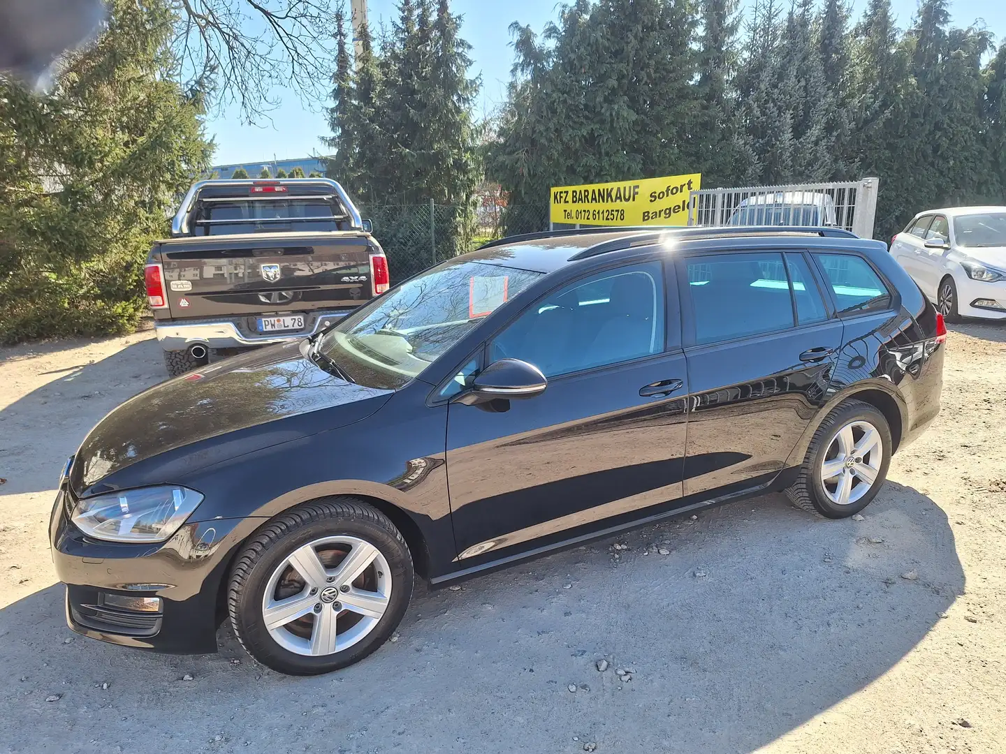 Volkswagen Golf Variant Comfortline 1.2 TSI BMT deut. Vorb. Tüv neu!! Negru - 2