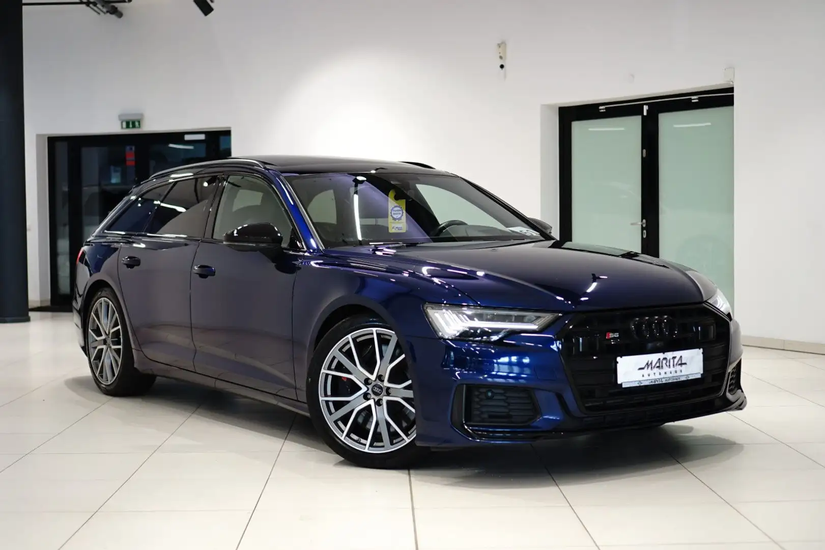 Audi S6 AVANT 3.0|HUD|LUFT|MEMO|PANO|STANDHZG|3D|B&O| Bleu - 1