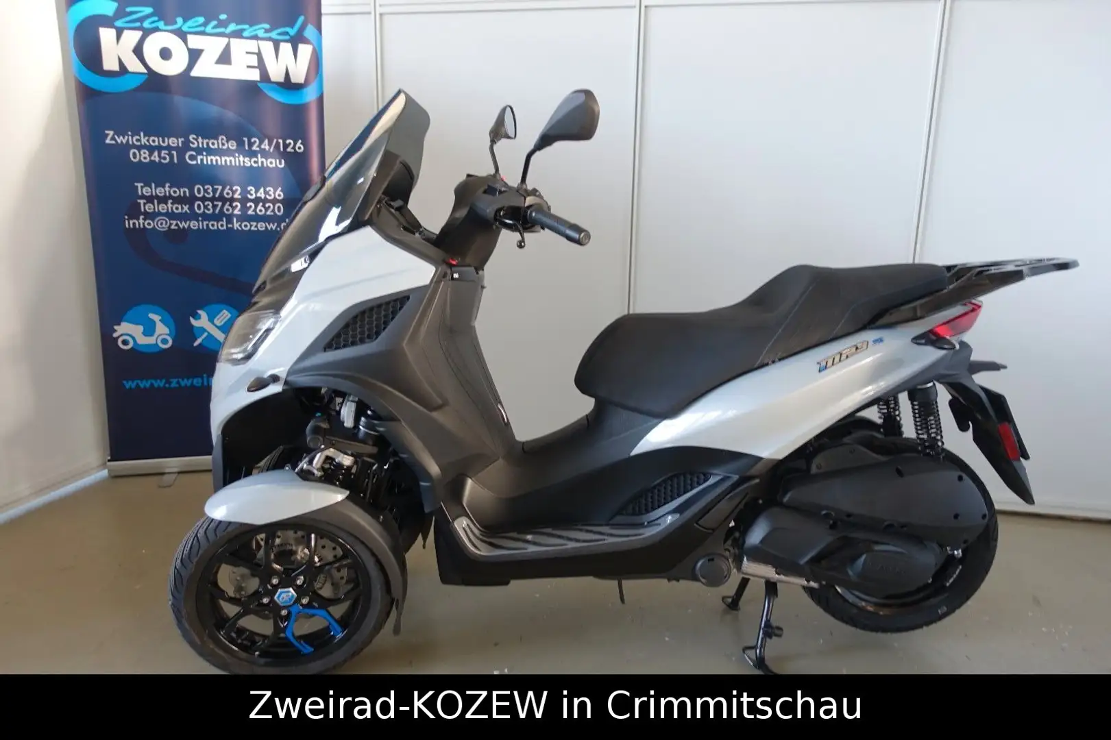 Piaggio MP3 310 Sport hpe mit 4 Jahren Garantie Grau - 1