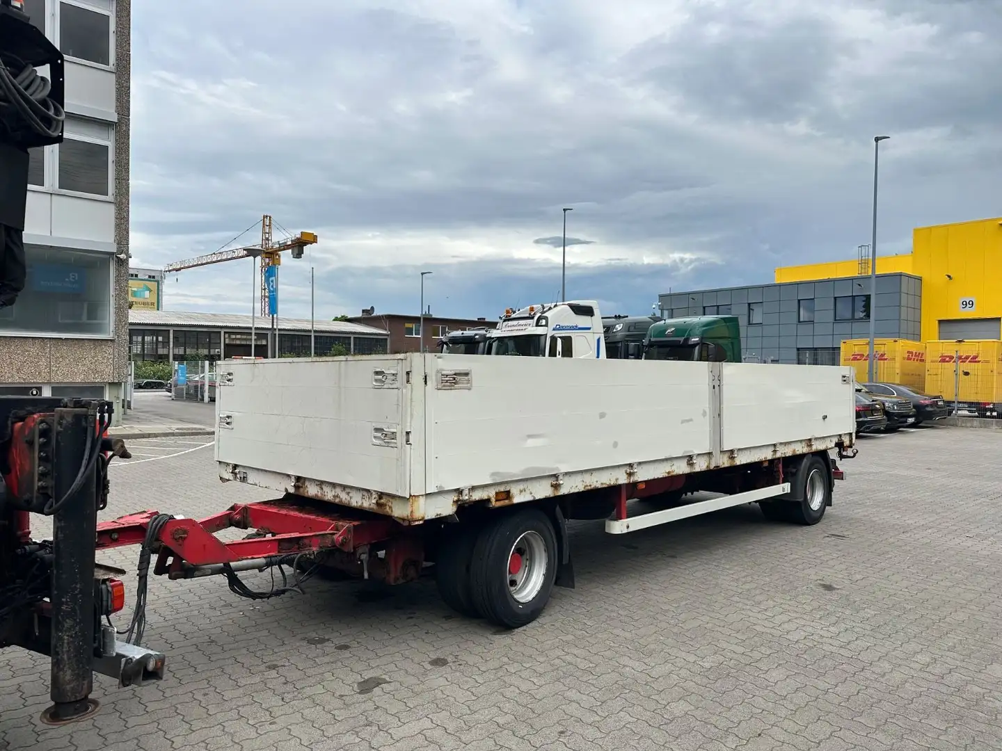 Hoffmann LPR 18.0/2 Pritsche Container Rampe Baustoff - 2