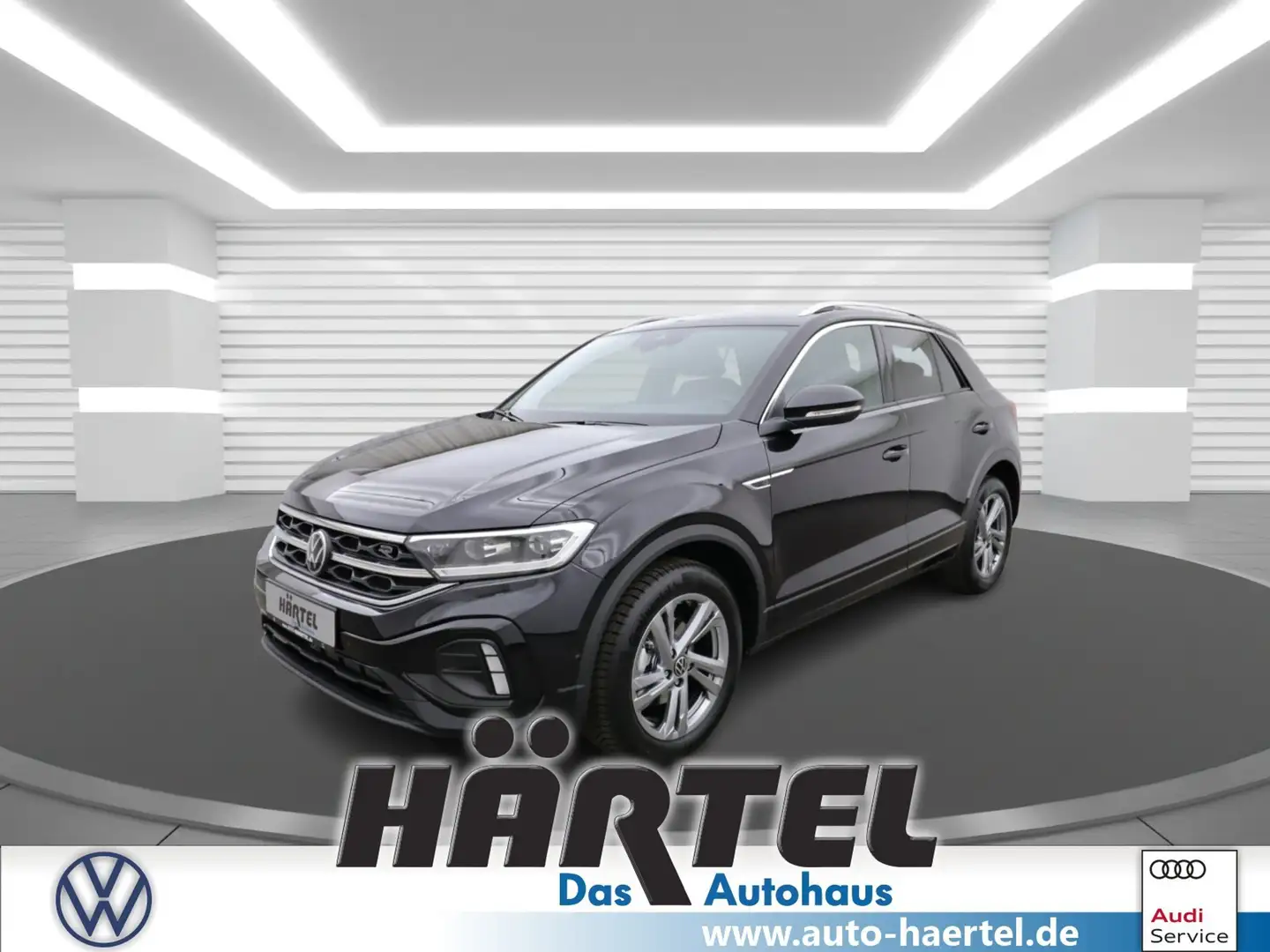 Volkswagen T-Roc R-LINE 1.5 TSI DSG (+ACC-RADAR+NAVI) LED Schwarz - 1