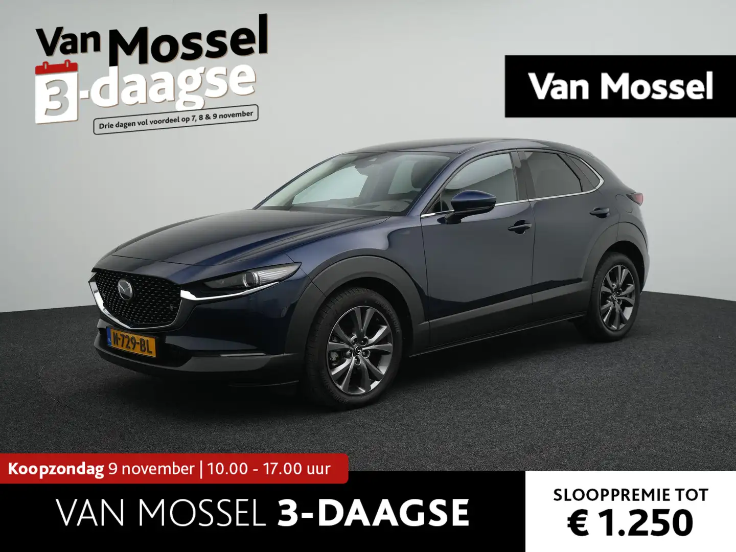 Mazda CX-30 2.0 e-SkyActiv-X M Hybrid Luxury Blauw - 1