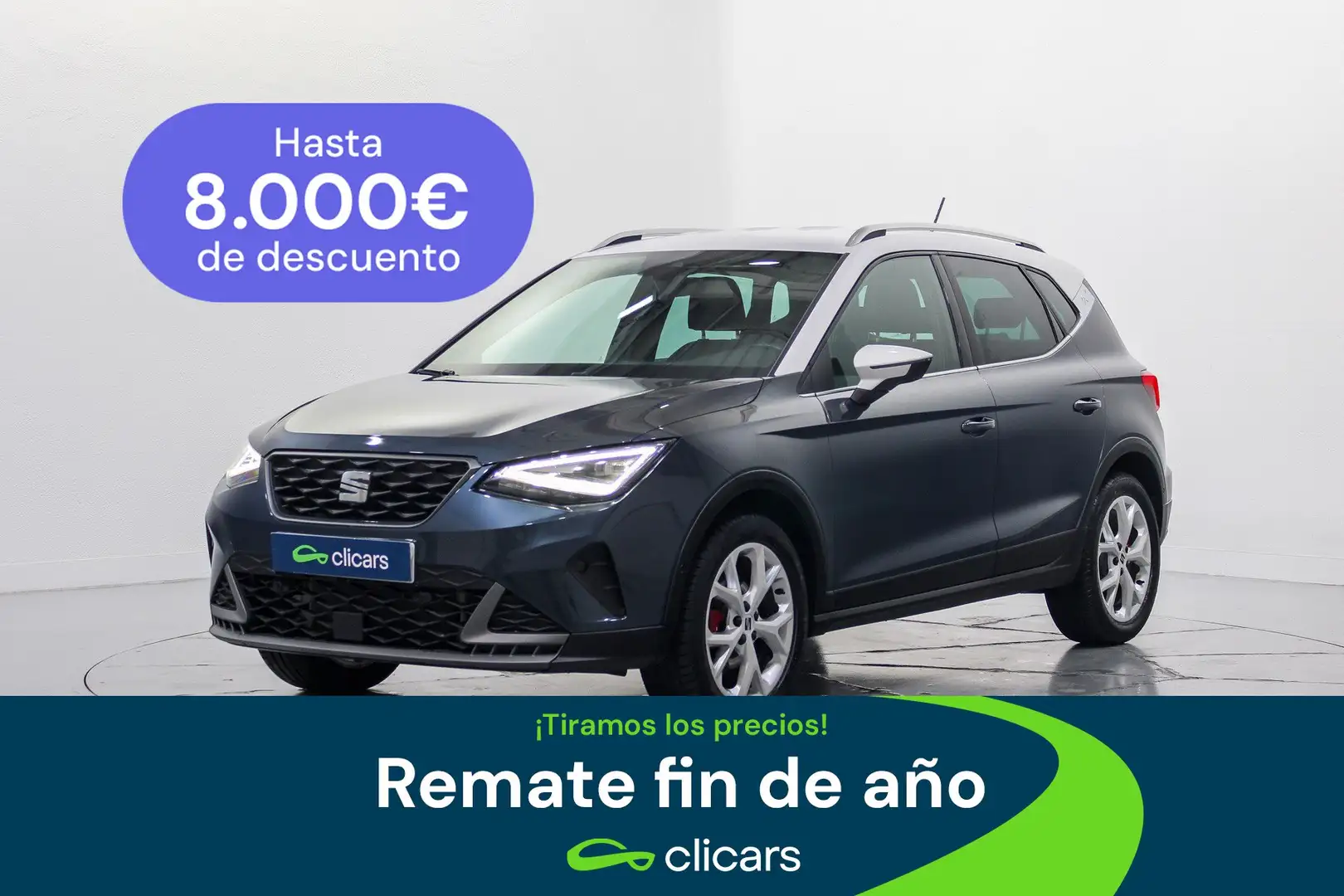 SEAT Arona 1.5 TSI S&S FR DSG7 150 Gris - 1