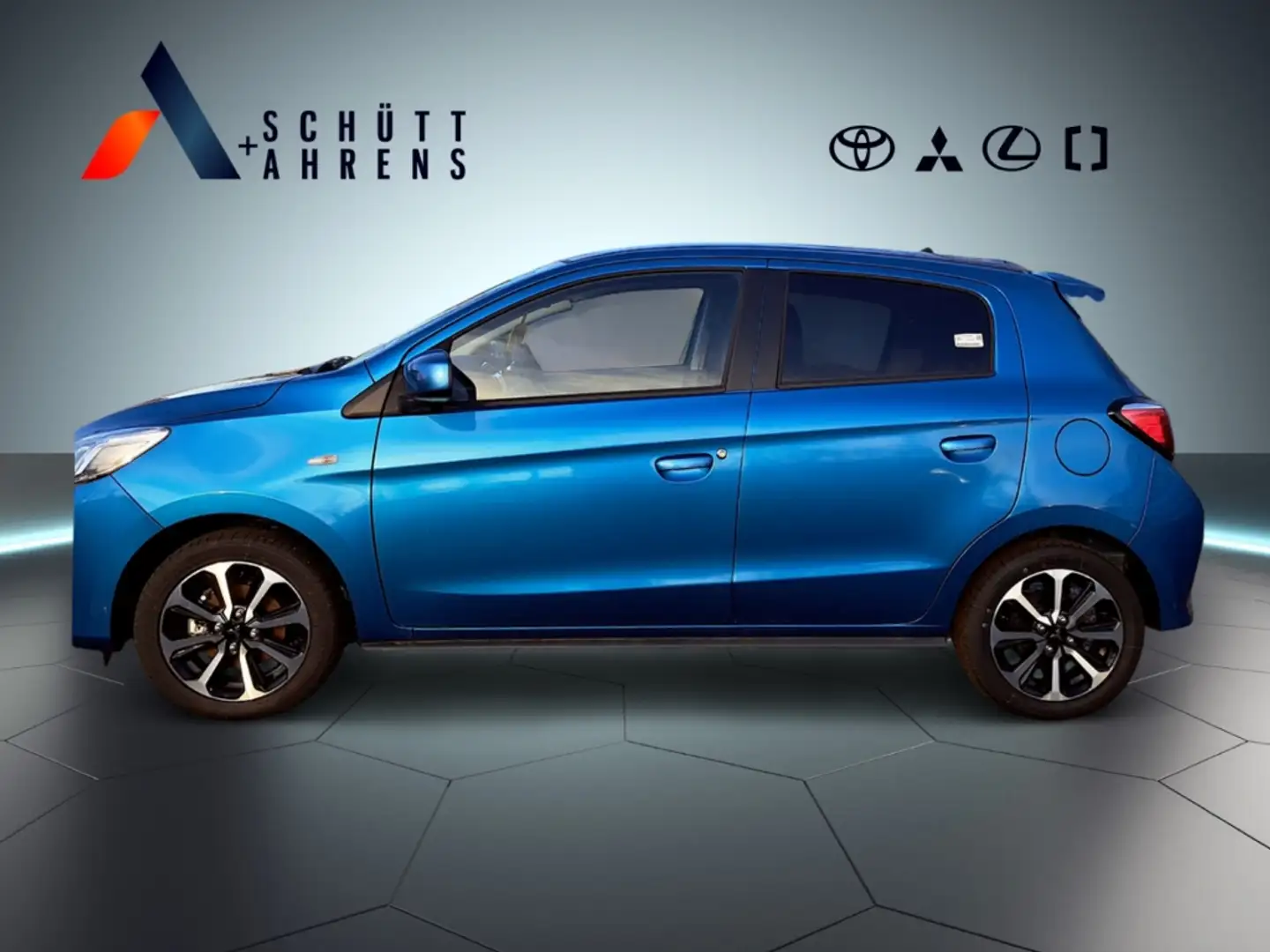 Mitsubishi Space Star 1.2Select+ MIVEC Klima Apple CarPlay DAB Regensens Blau - 2