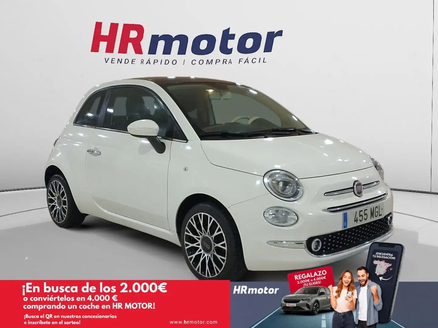 Fiat 500 1.0 Mild Hybrid Dolcevita Wit - 1